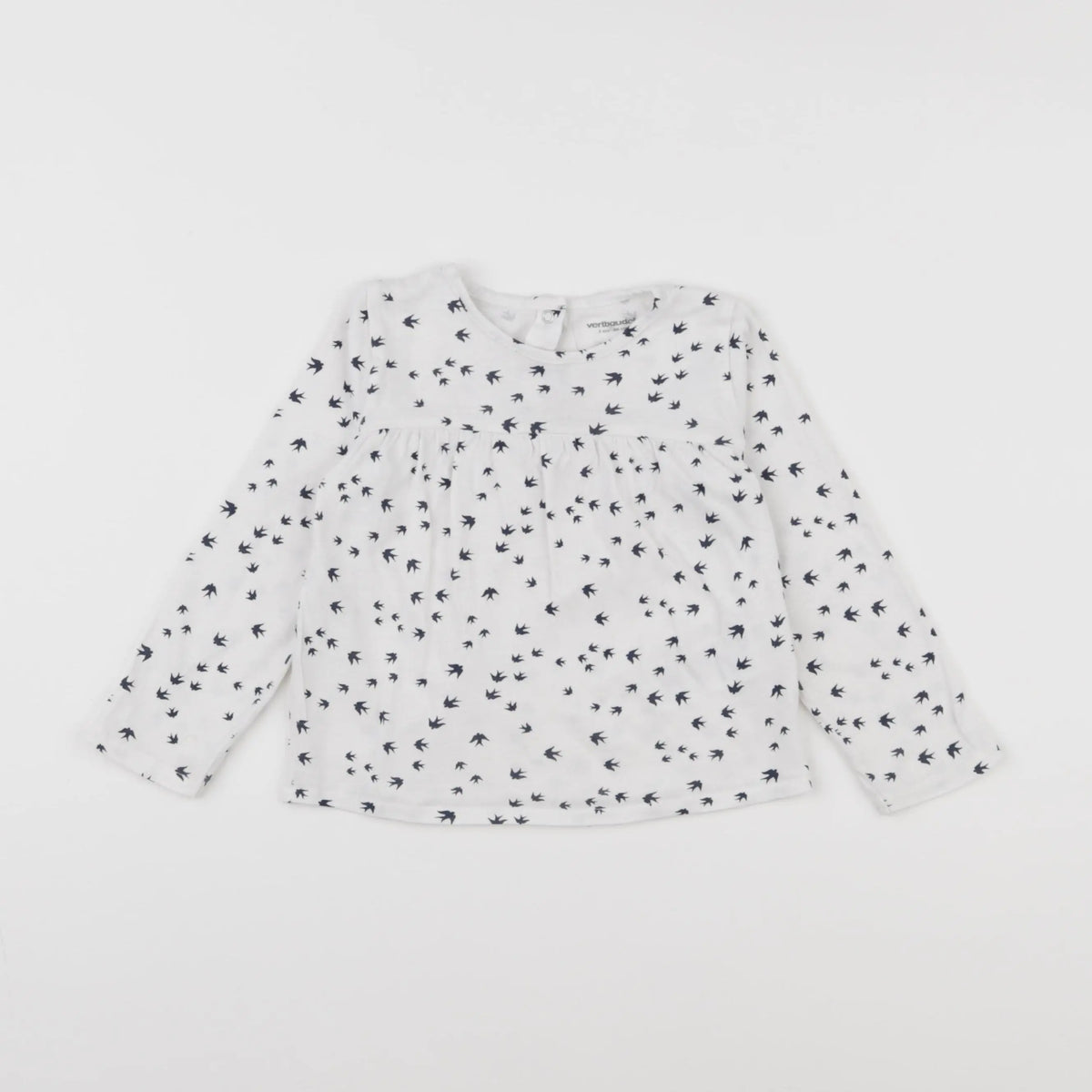 Vertbaudet - tee-shirt blanc - 2 ans