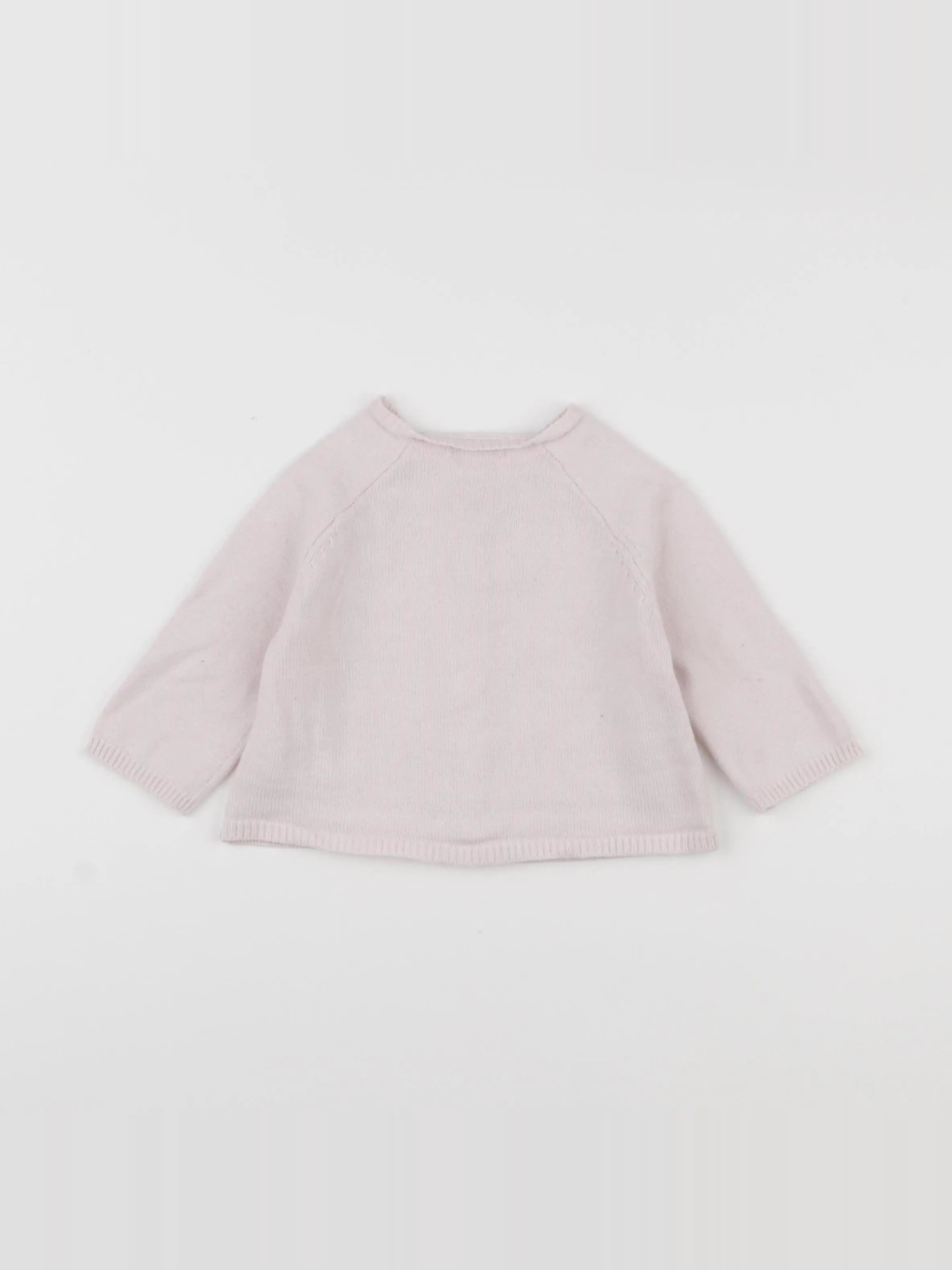 Vertbaudet - gilet rose - 9 mois