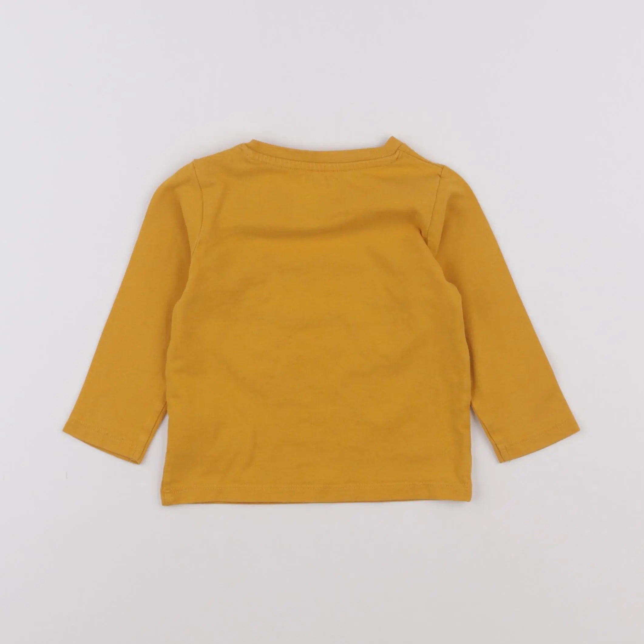 Vertbaudet - tee-shirt jaune - 18 mois