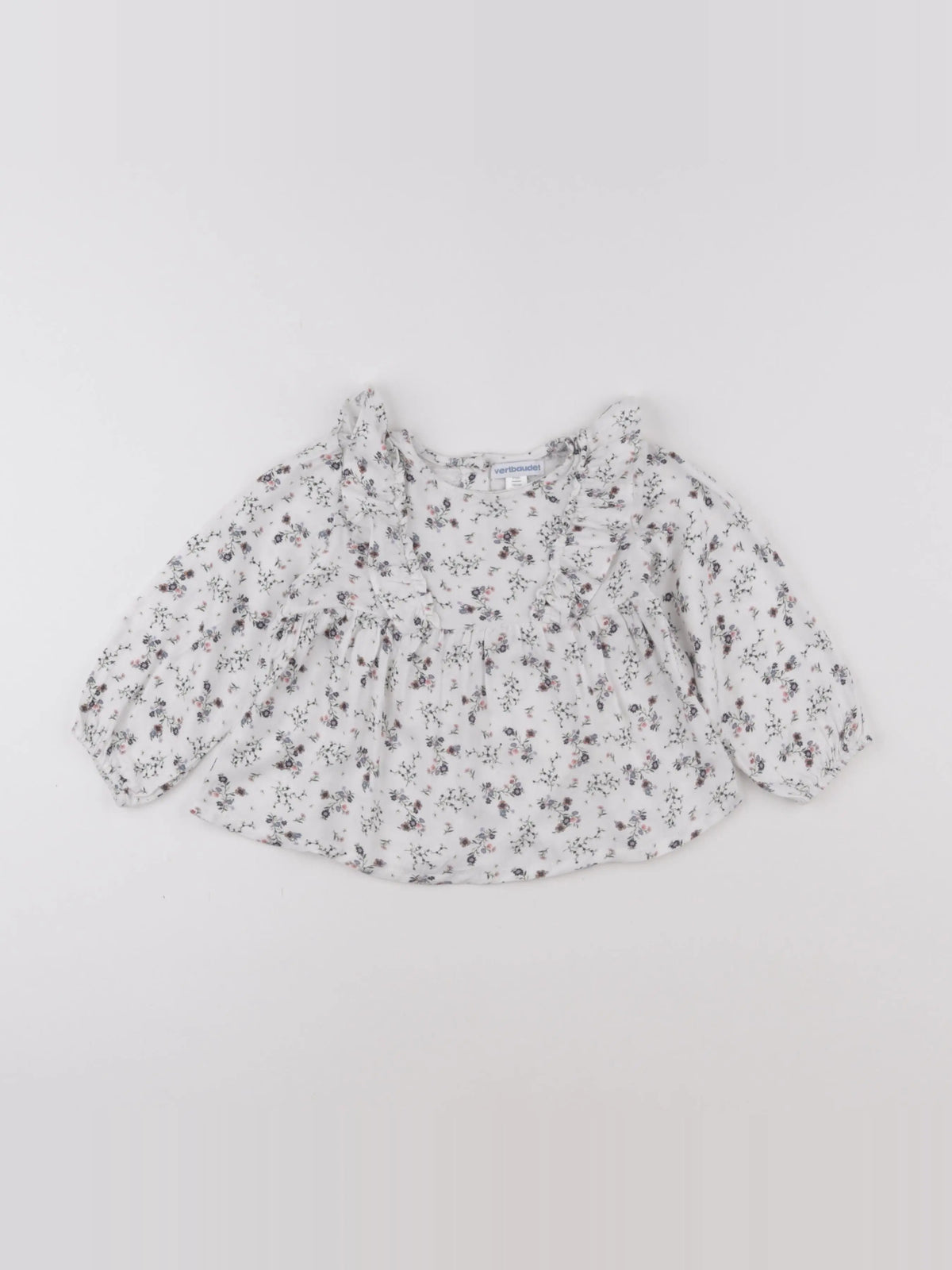 Vertbaudet - blouse blanc - 18 mois