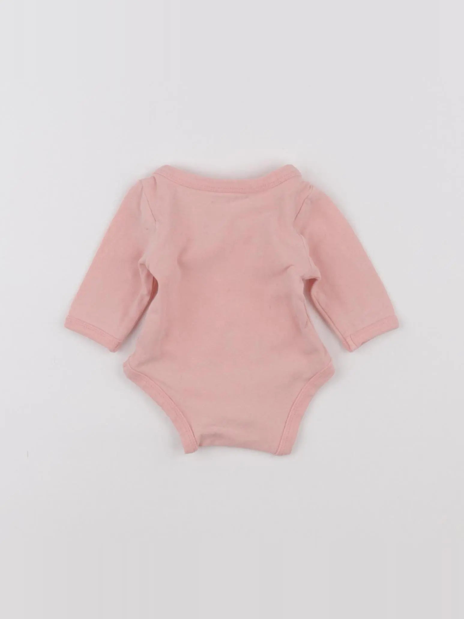 Vertbaudet - body rose - 0 mois