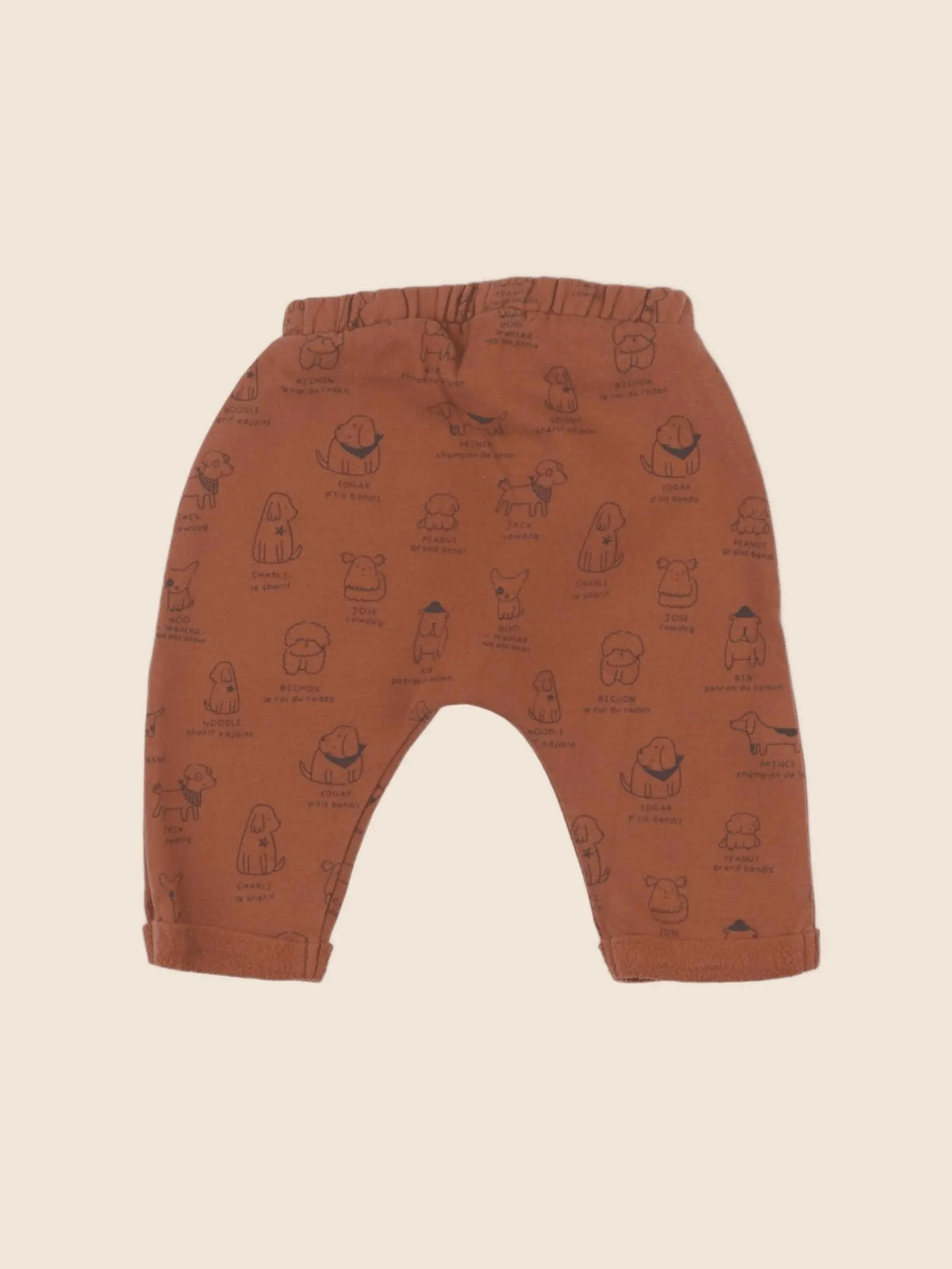 Vertbaudet - pantalon marron - 6 mois