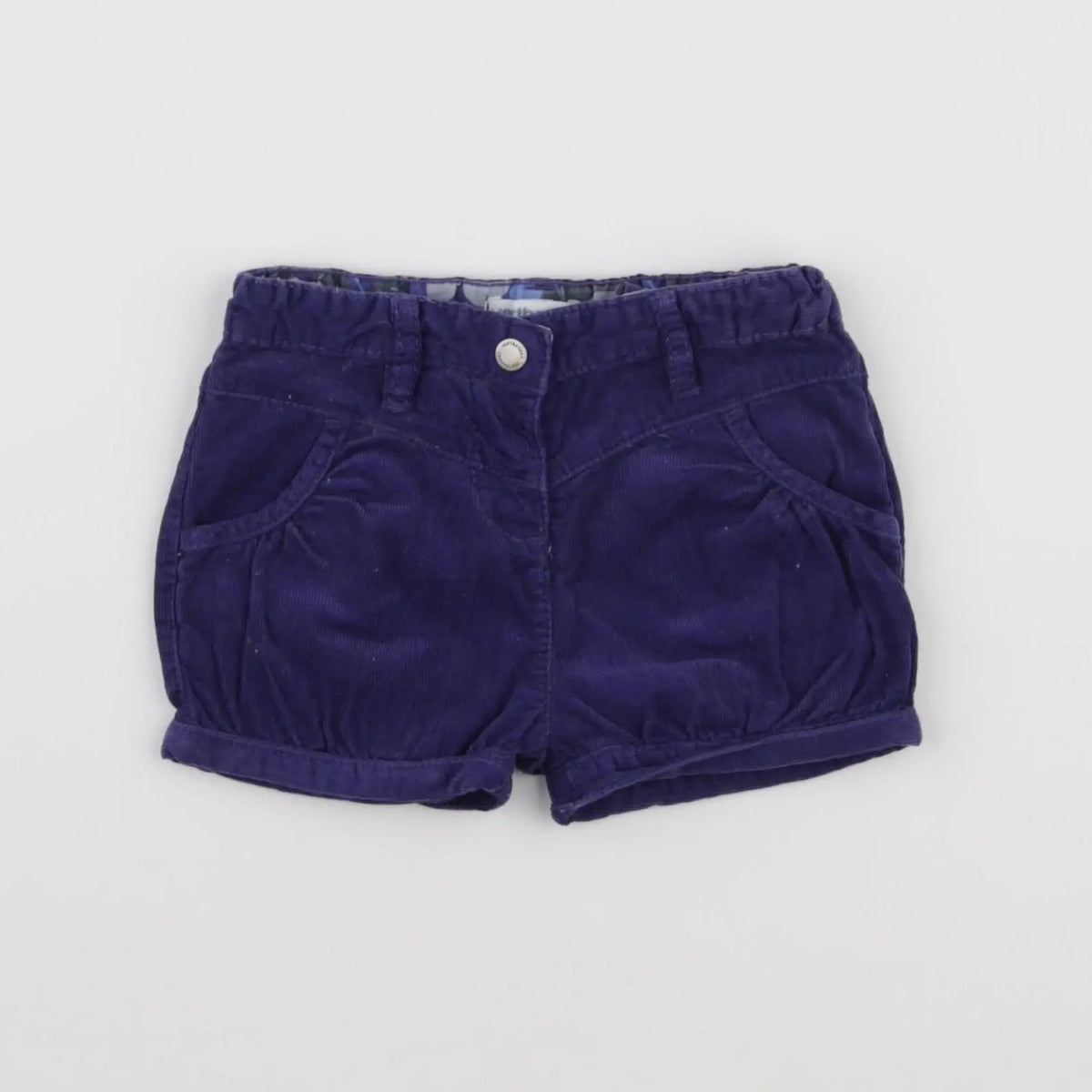 Vertbaudet - short bleu - 12 mois