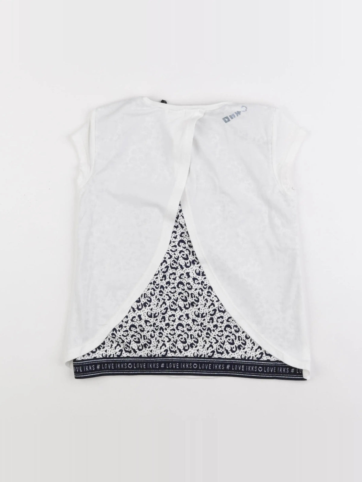 IKKS - tee-shirt blanc - 10 ans
