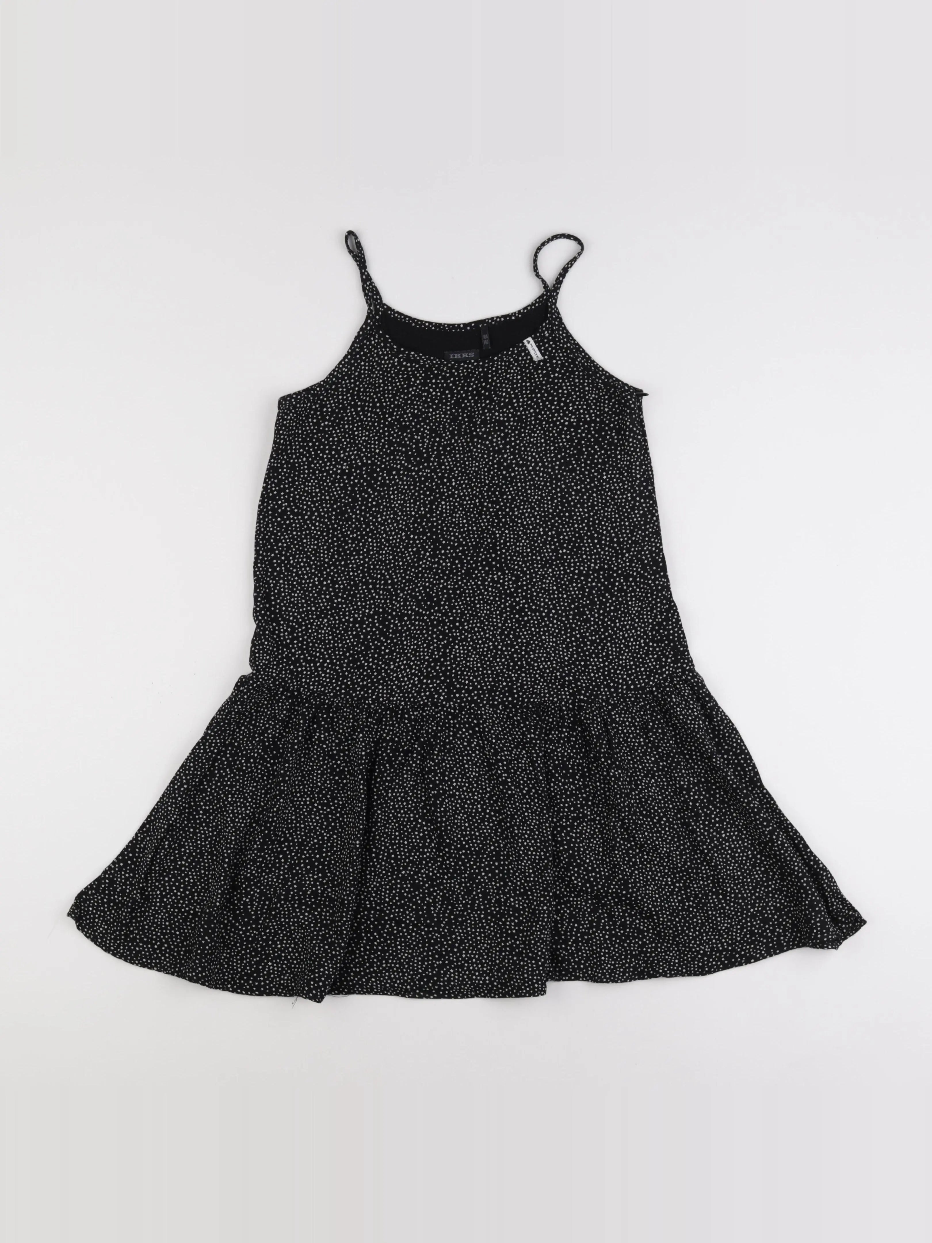 IKKS - robe noir, blanc - 10 ans