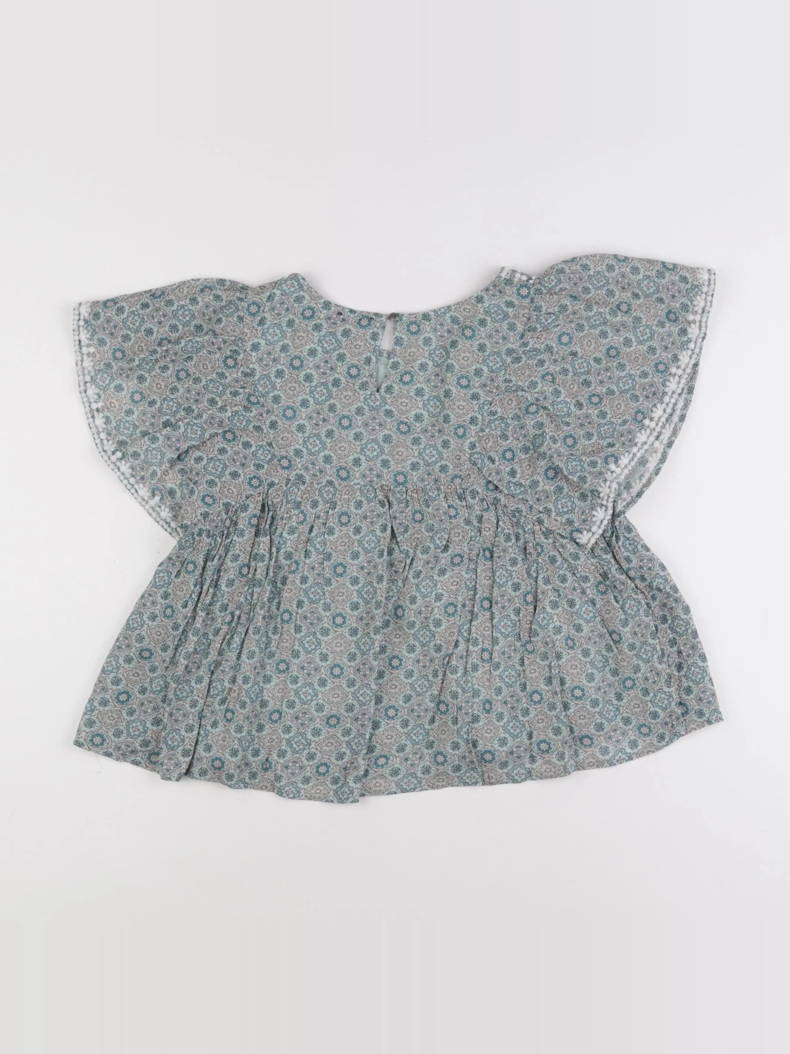 IKKS - blouse vert - 10 ans