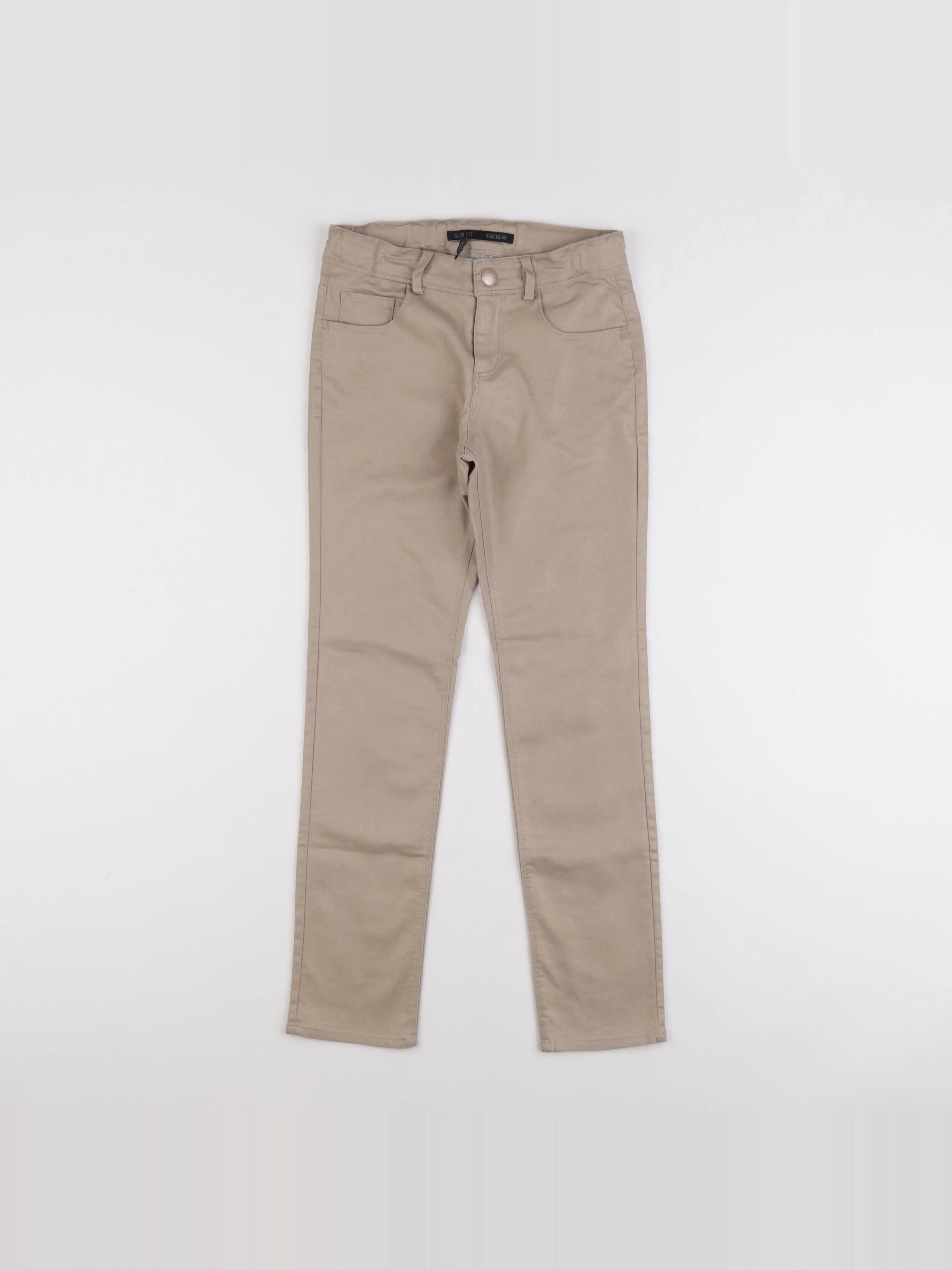 IKKS - pantalon beige - 10 ans