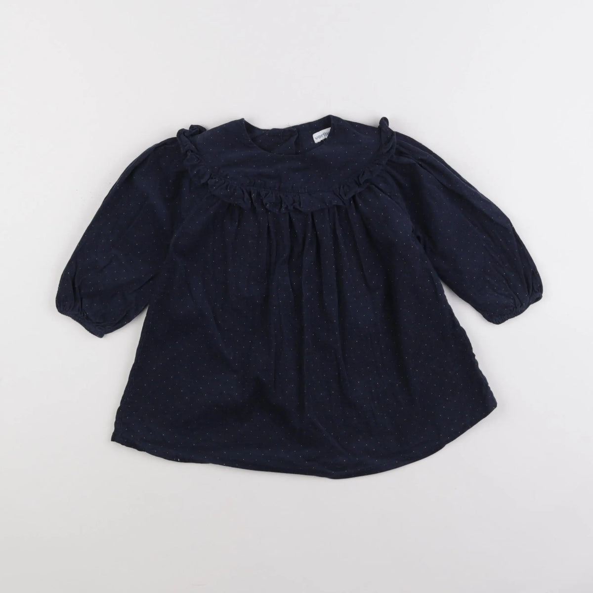 Vertbaudet - robe bleu - 18 mois