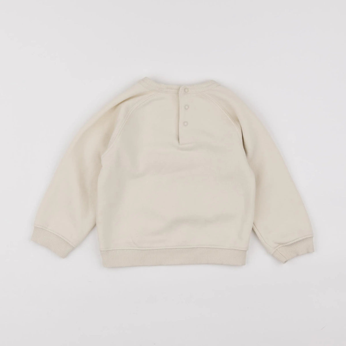 Vertbaudet - sweat beige - 2 ans