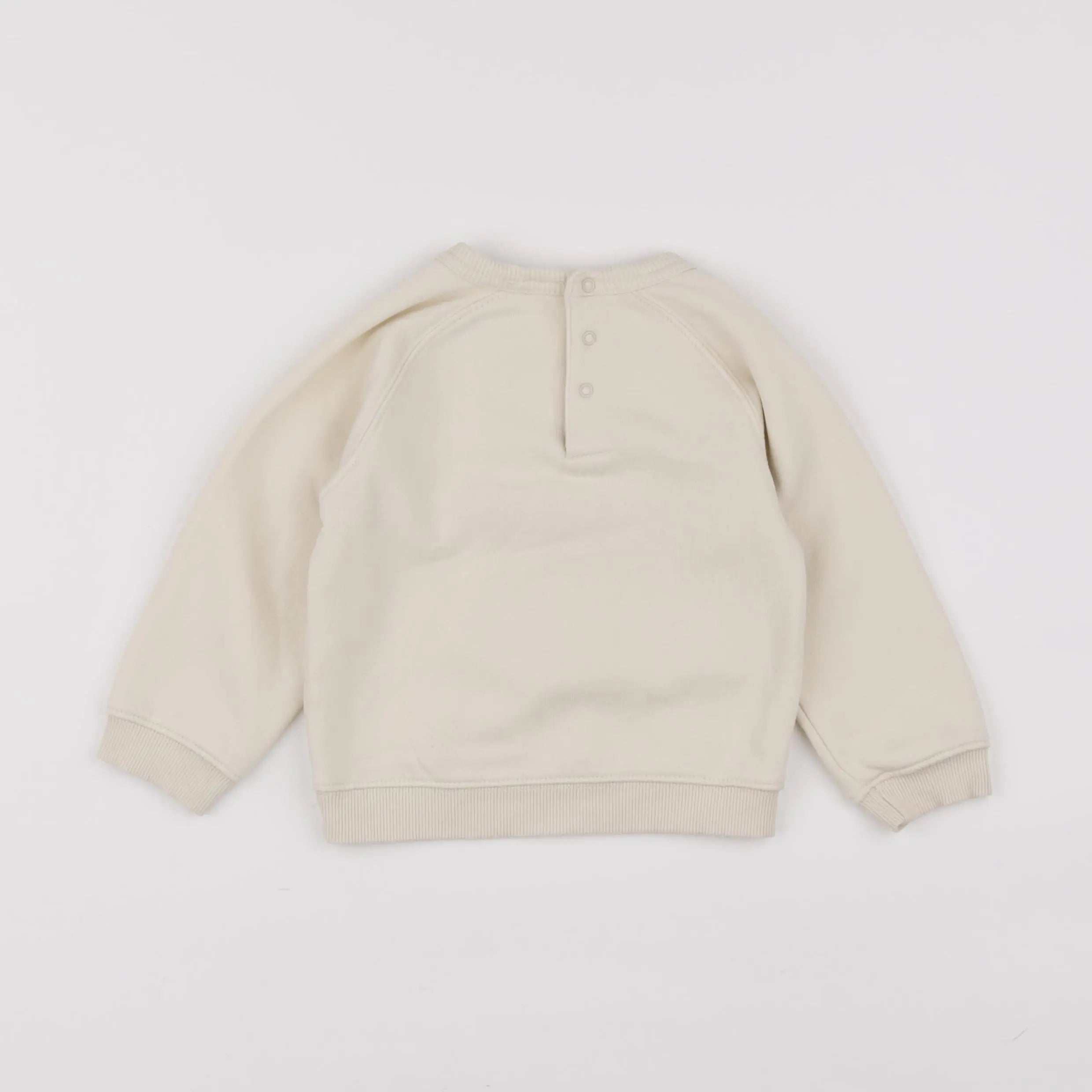 Vertbaudet - sweat beige - 2 ans