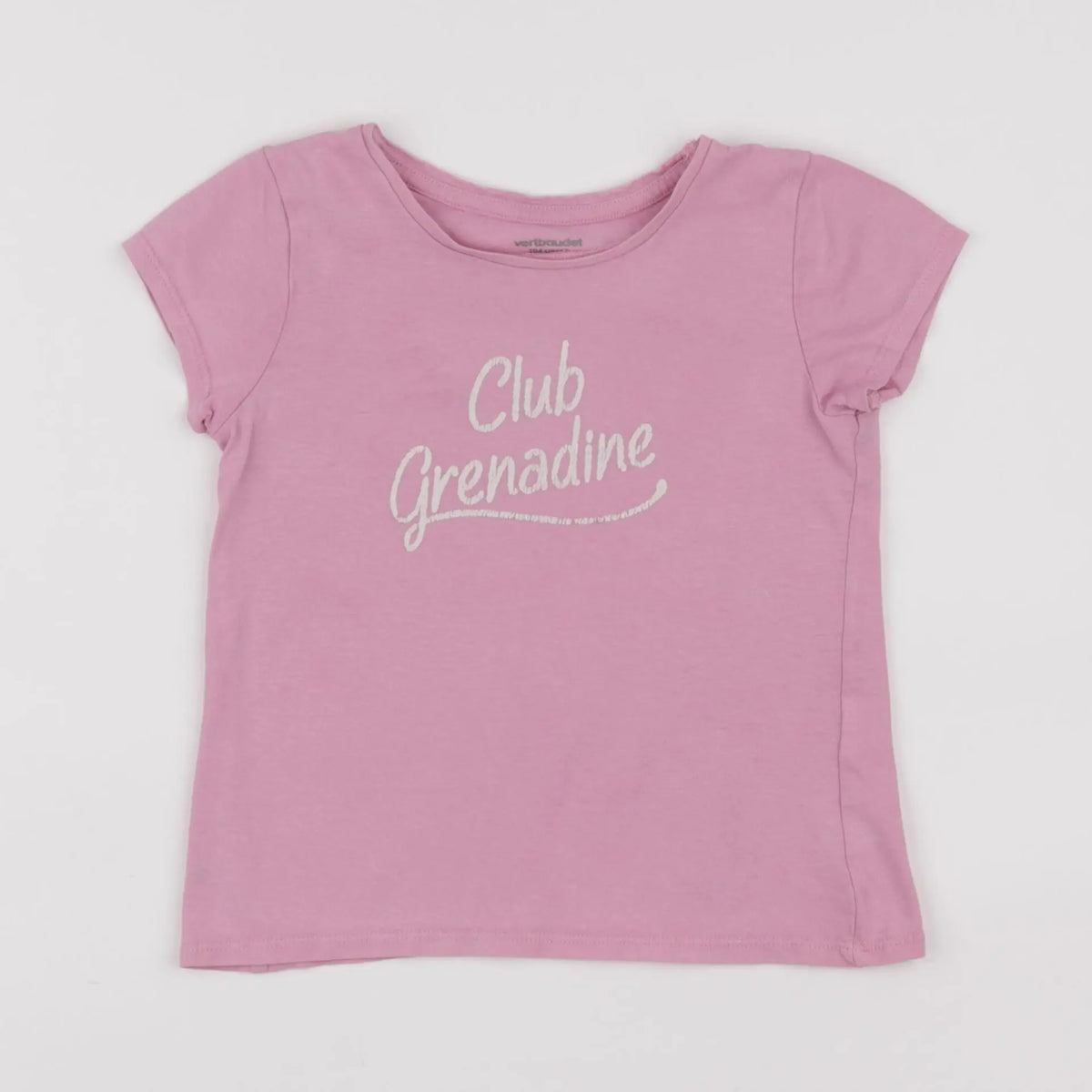 Vertbaudet - tee-shirt rose - 4 ans