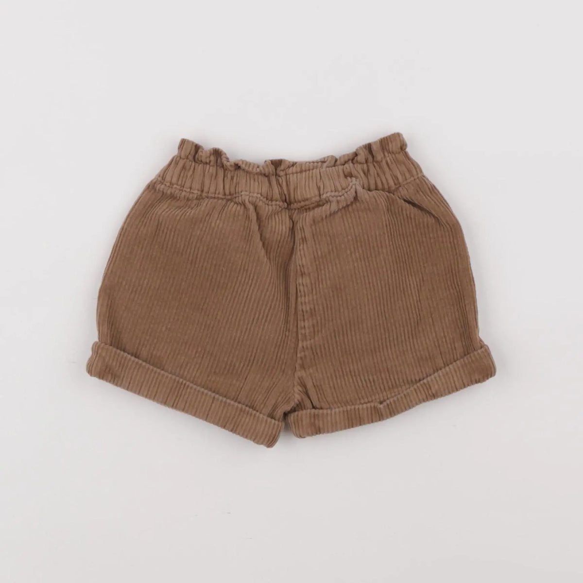 Vertbaudet - short marron - 12 mois