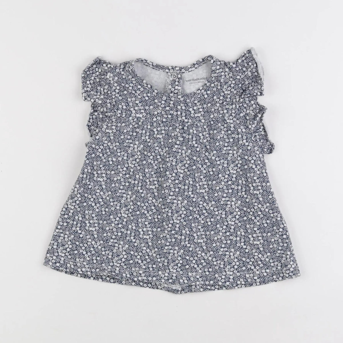 Vertbaudet - tee-shirt bleu - 2 ans