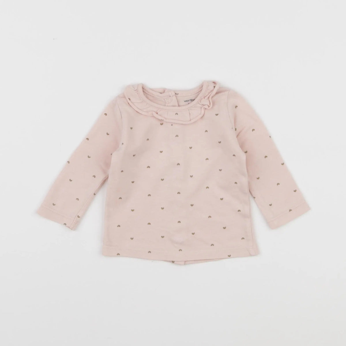 Vertbaudet - tee-shirt rose - 3 mois