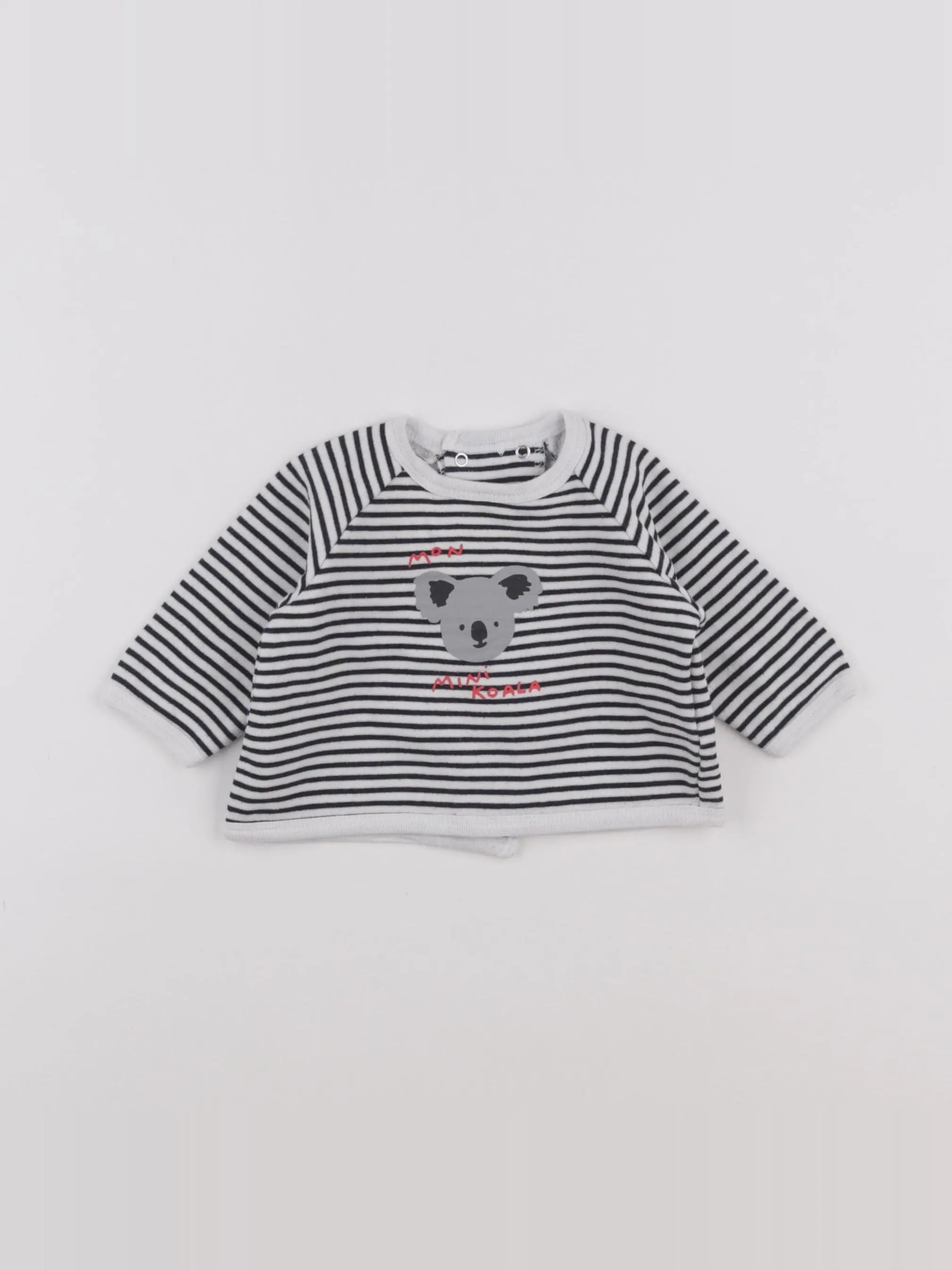 Boutchou - sweat noir - 3 mois