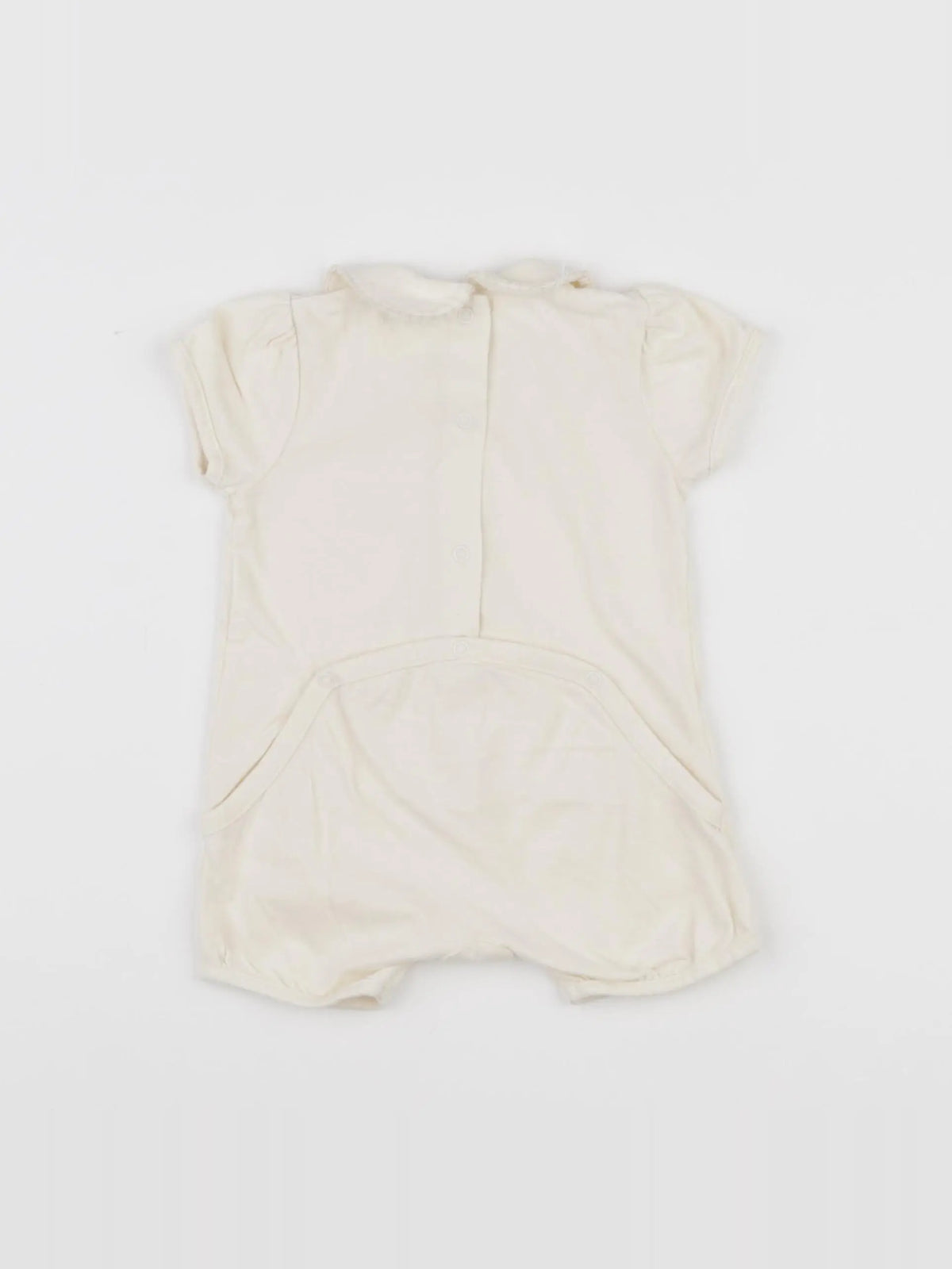 Vertbaudet - combinaison beige - 6 mois