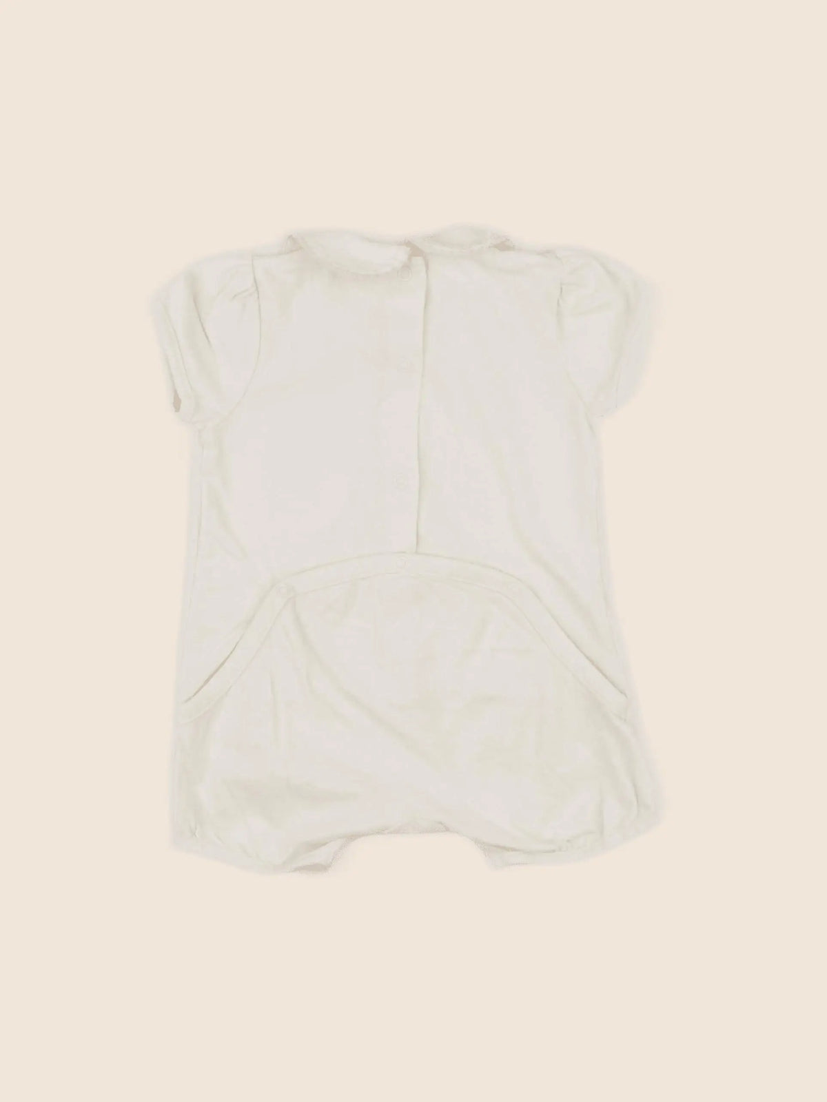 Vertbaudet - combinaison beige - 6 mois