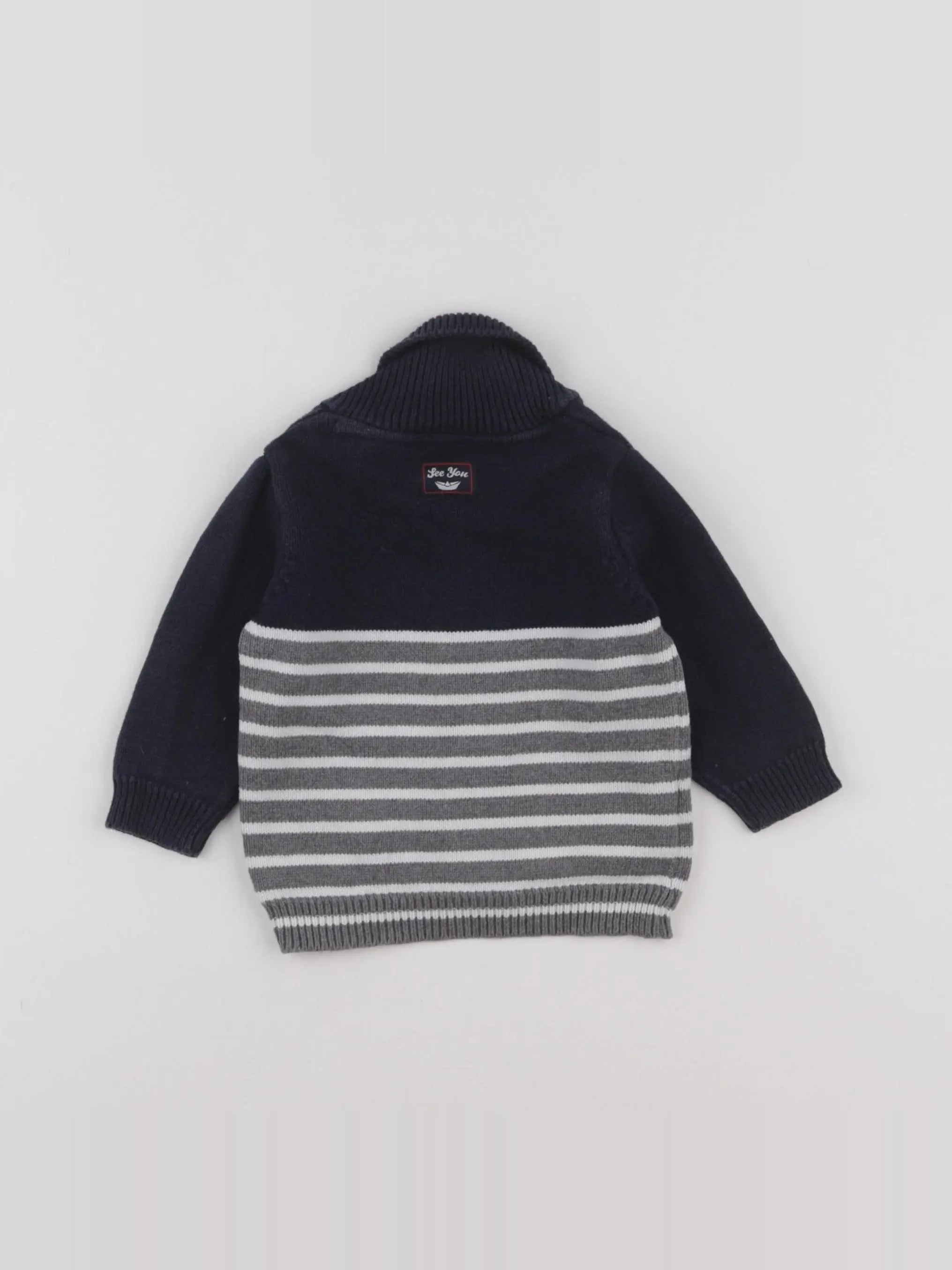 Tape à l'oeil - gilet multicolore - 6 mois