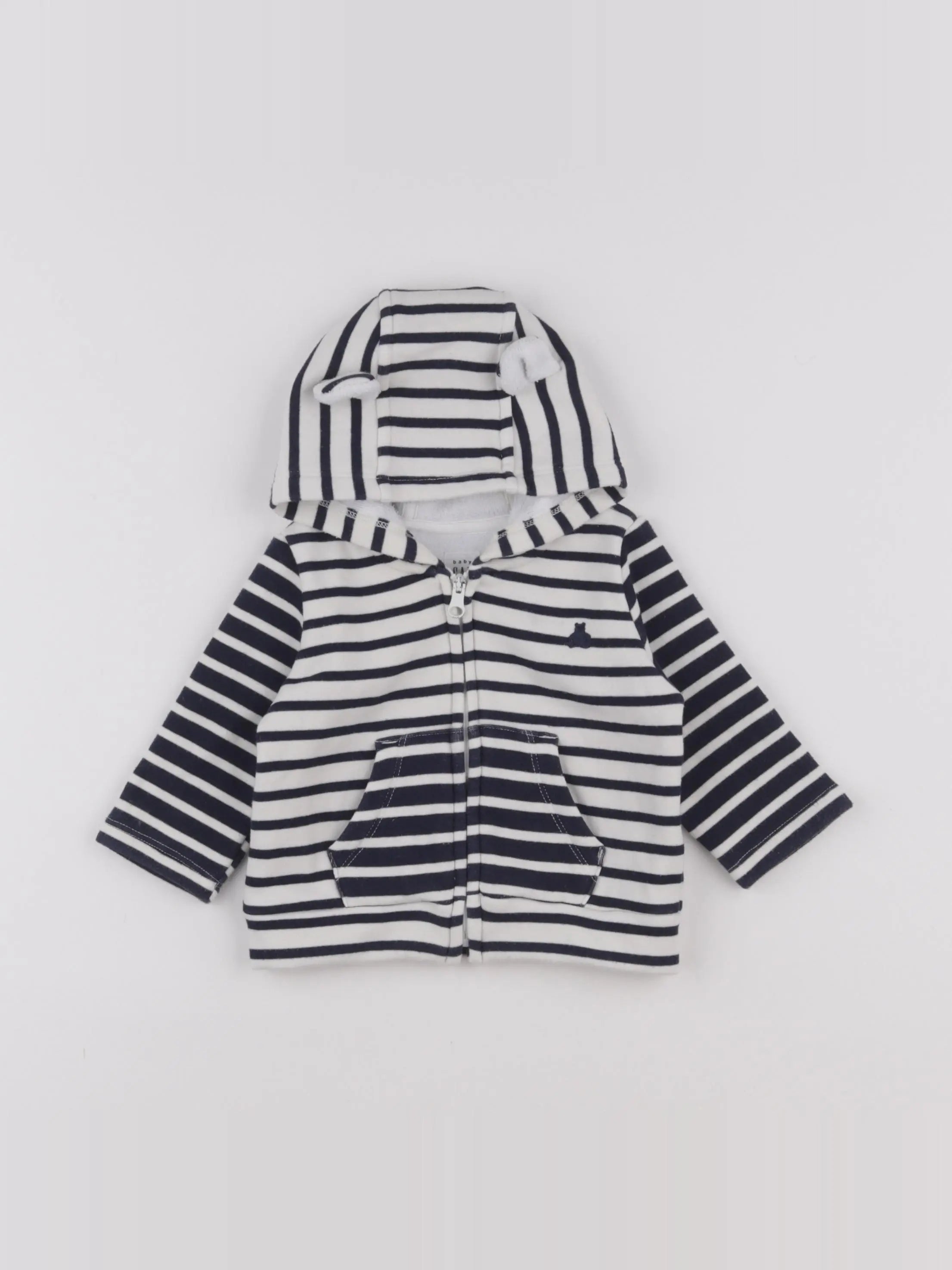 GAP - sweat bleu - 3/6 mois