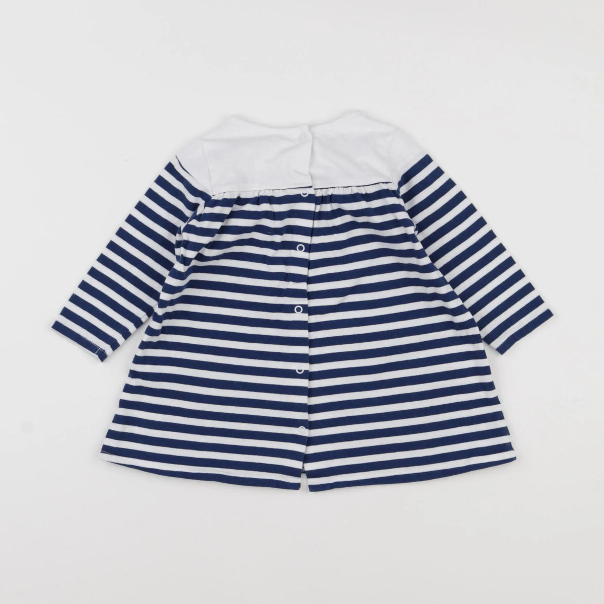 Vertbaudet - robe bleu - 12 mois