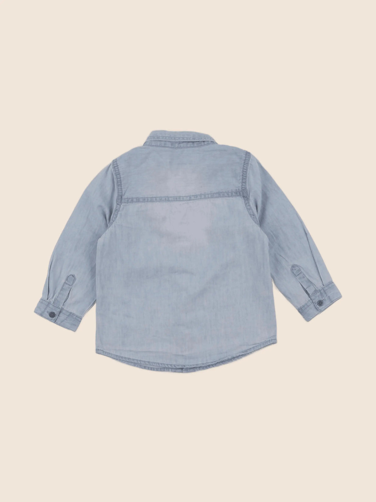Vertbaudet - chemise bleu - 24 mois