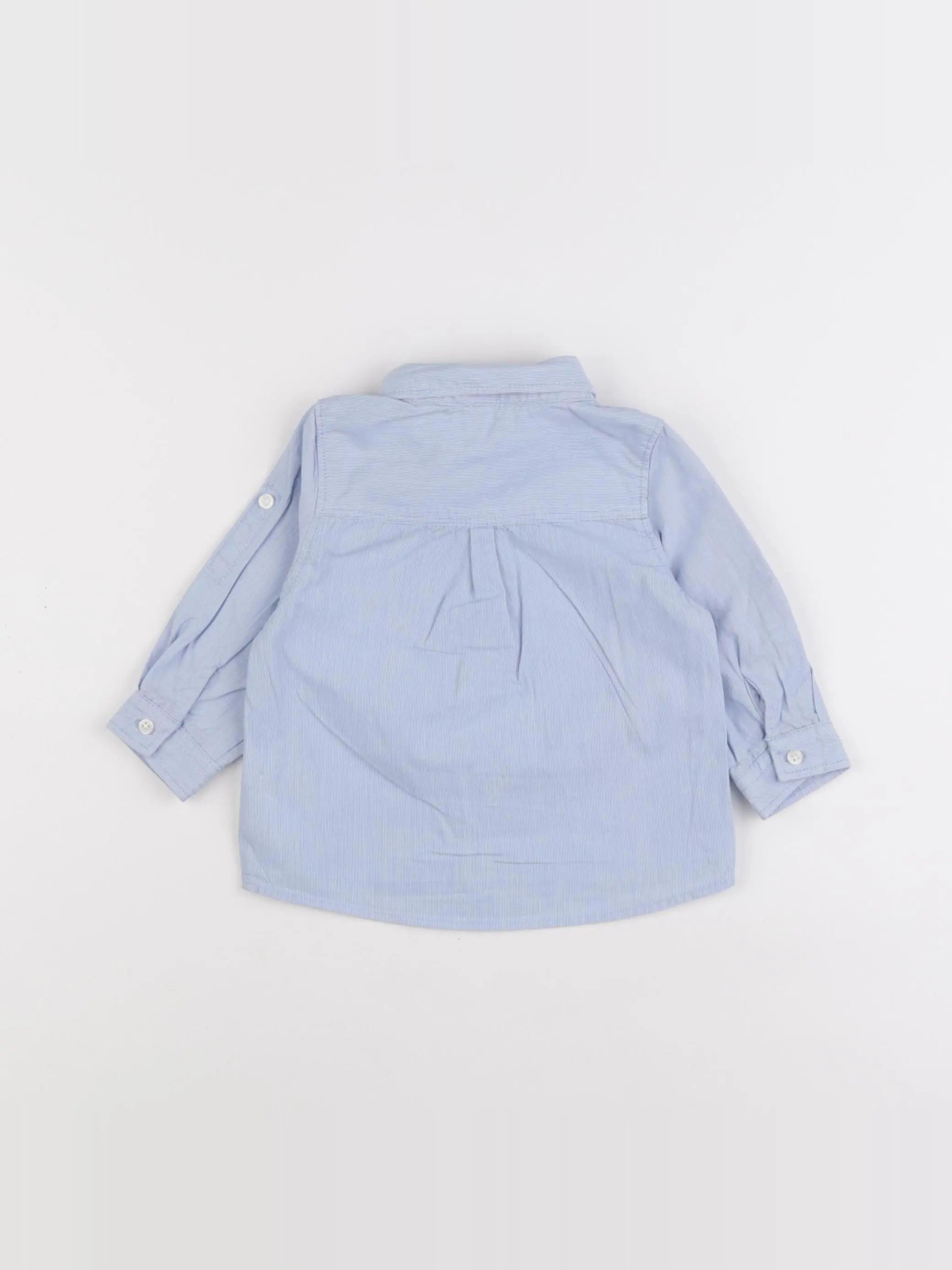 Tape à l'oeil - chemise bleu - 9 mois