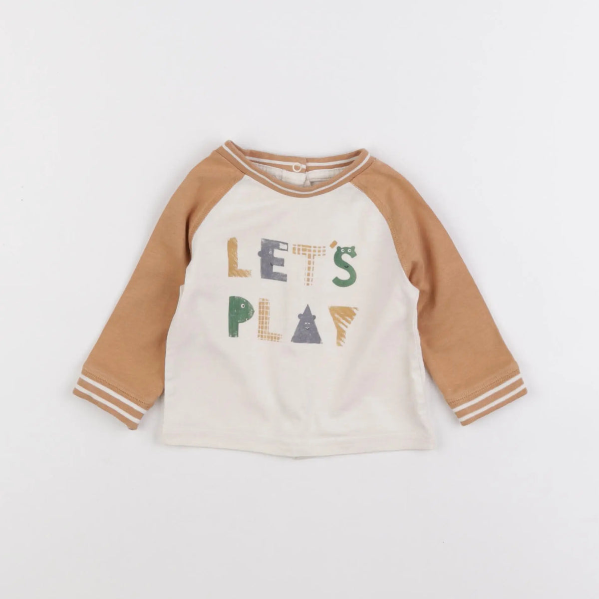 Vertbaudet - tee-shirt blanc - 3 mois