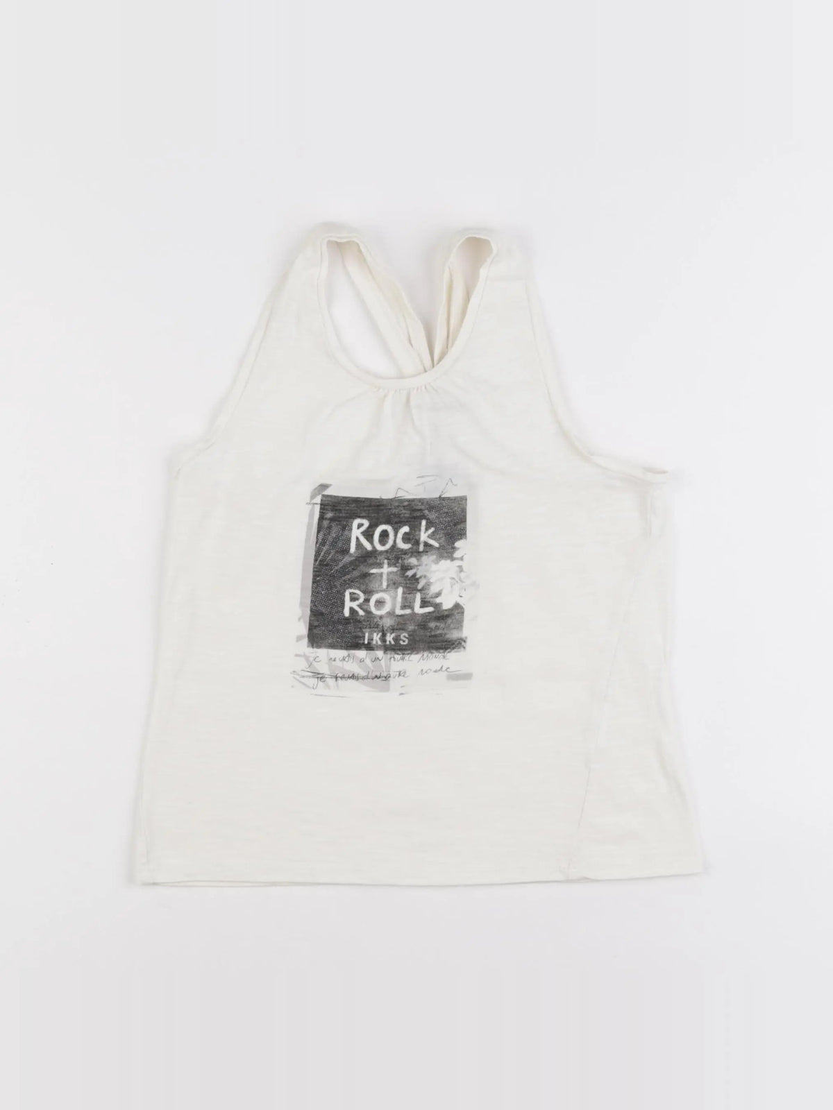 IKKS - débardeur beige - 8 ans