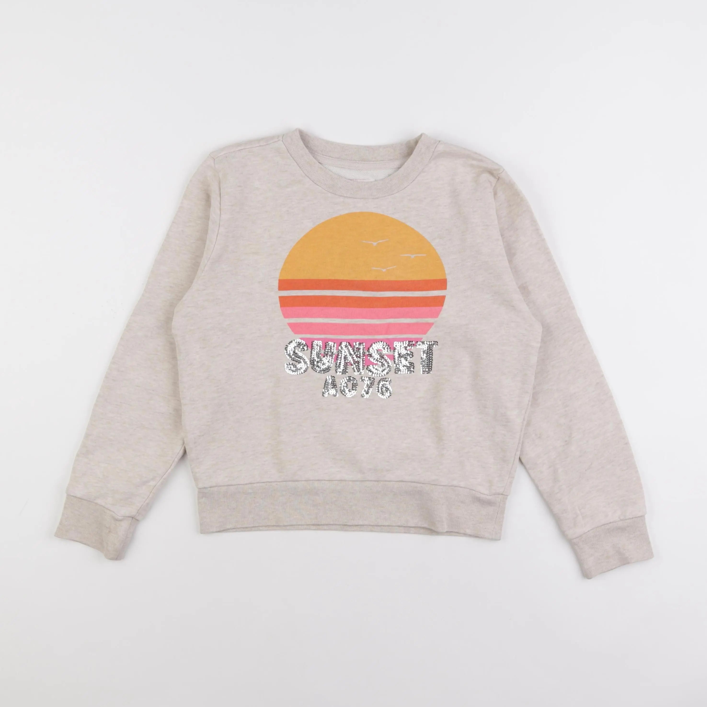 American Outfitters - sweat beige - 10 ans
