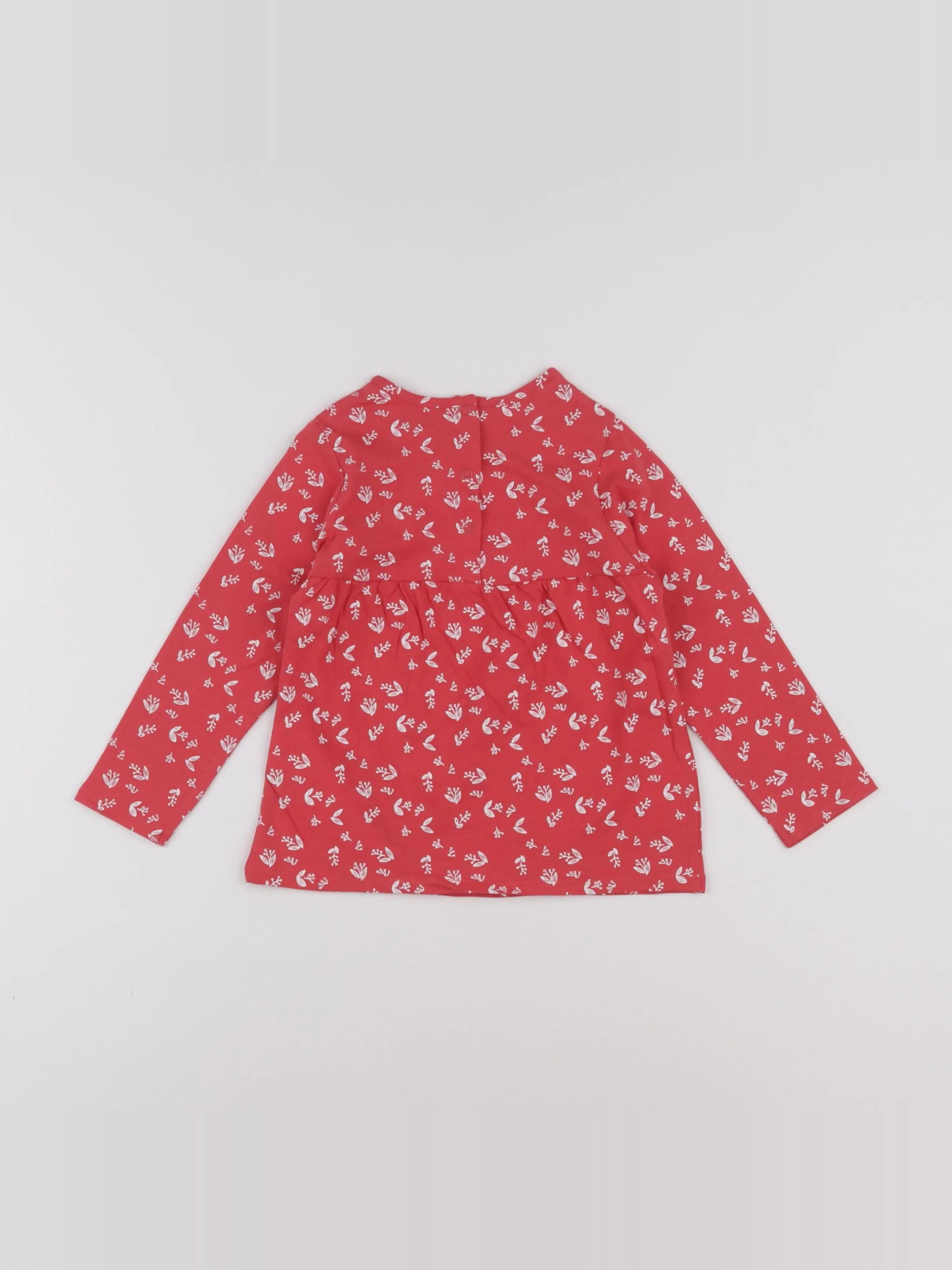 Vertbaudet - tee-shirt rose - 24 mois