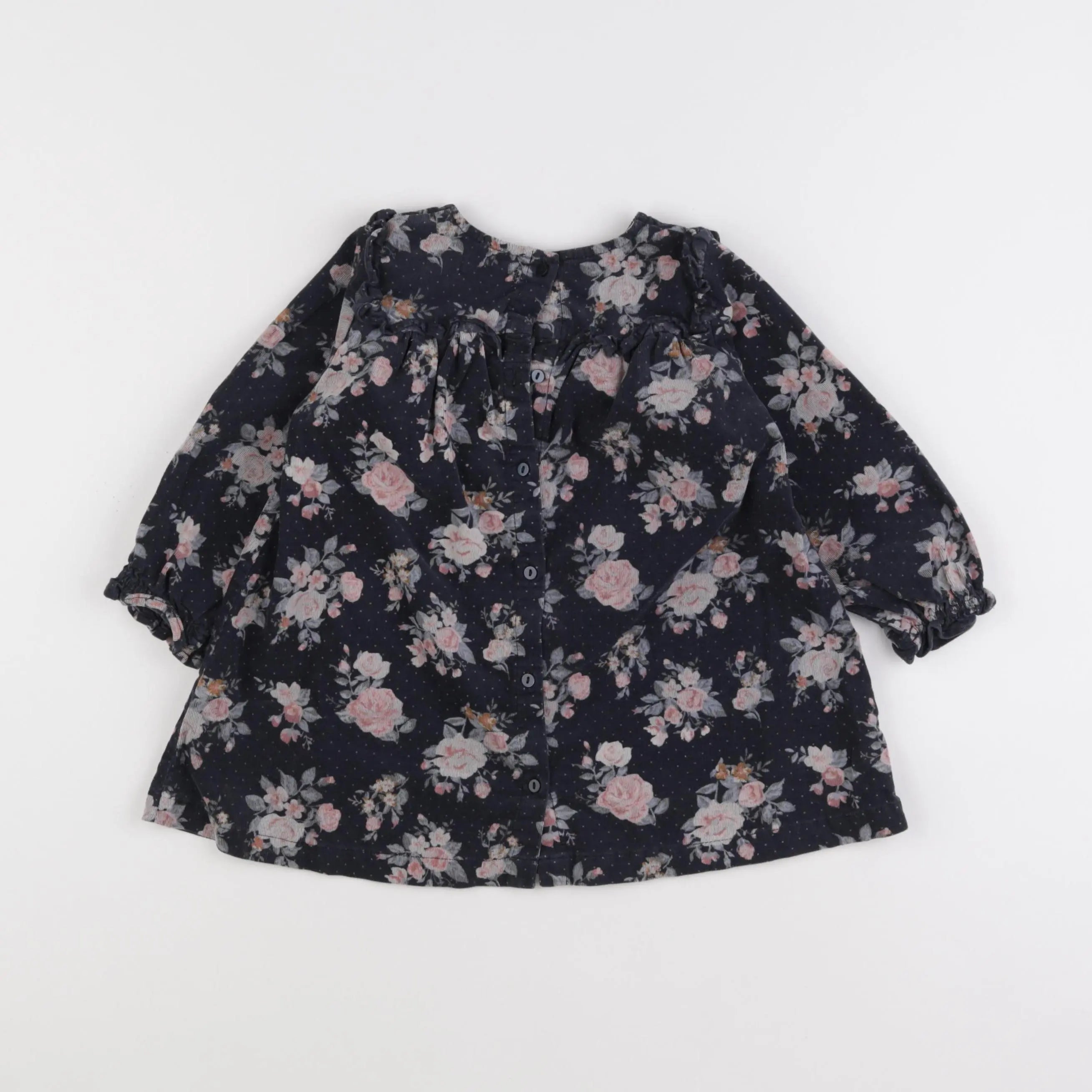 Vertbaudet - robe bleu - 18 mois