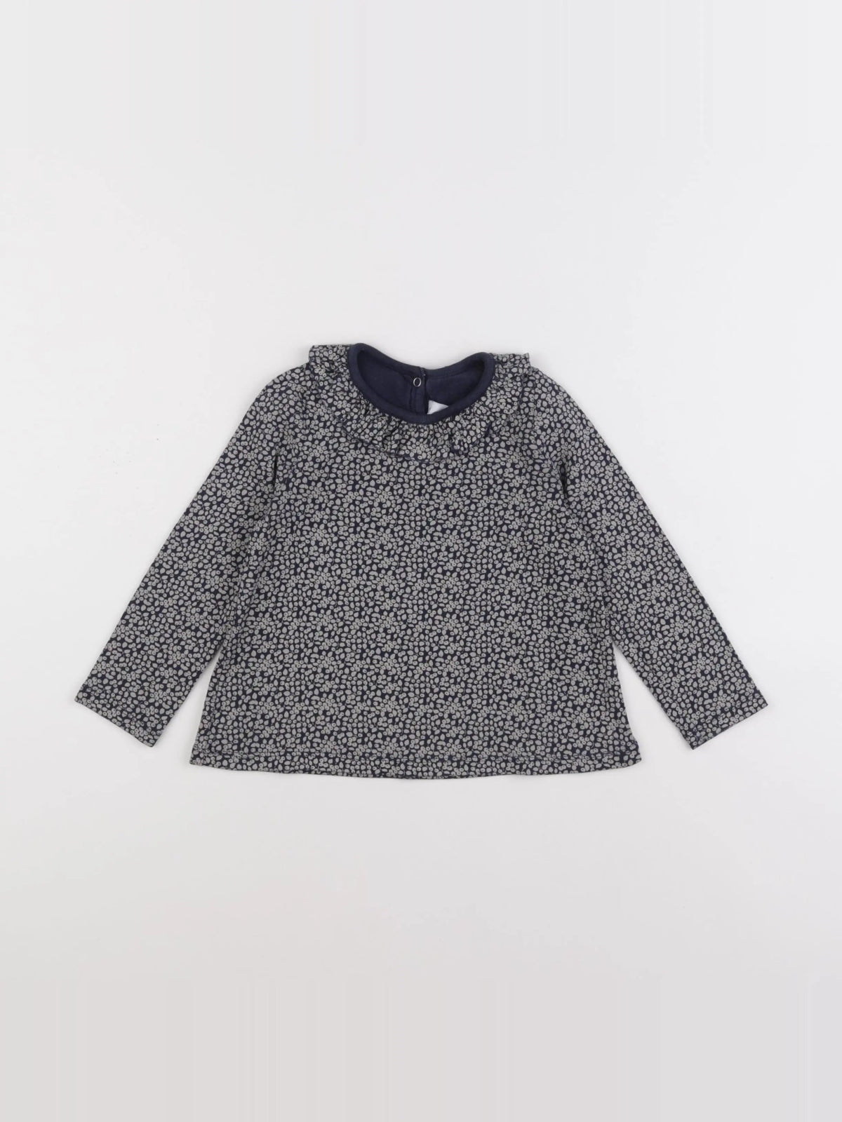 Petit Bateau - tee-shirt bleu - 36 mois