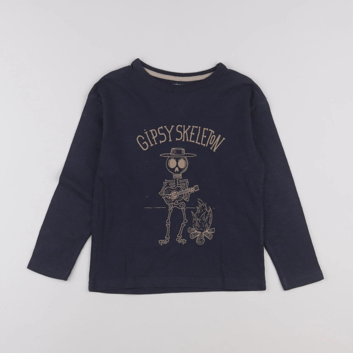 Vertbaudet - tee-shirt bleu - 8 ans