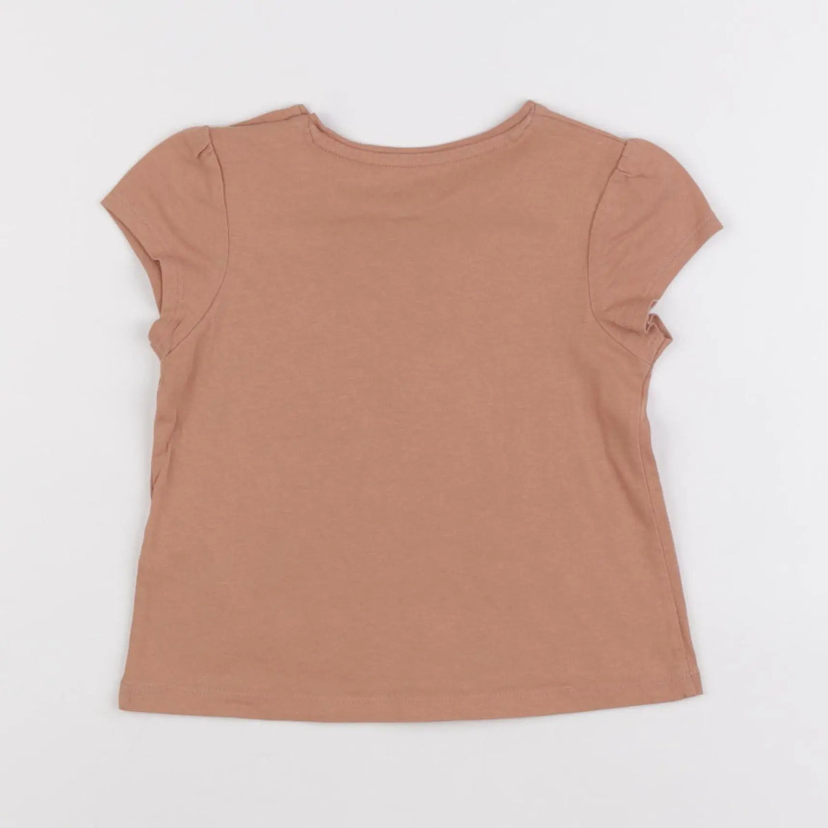 Vertbaudet - tee-shirt marron - 2 ans