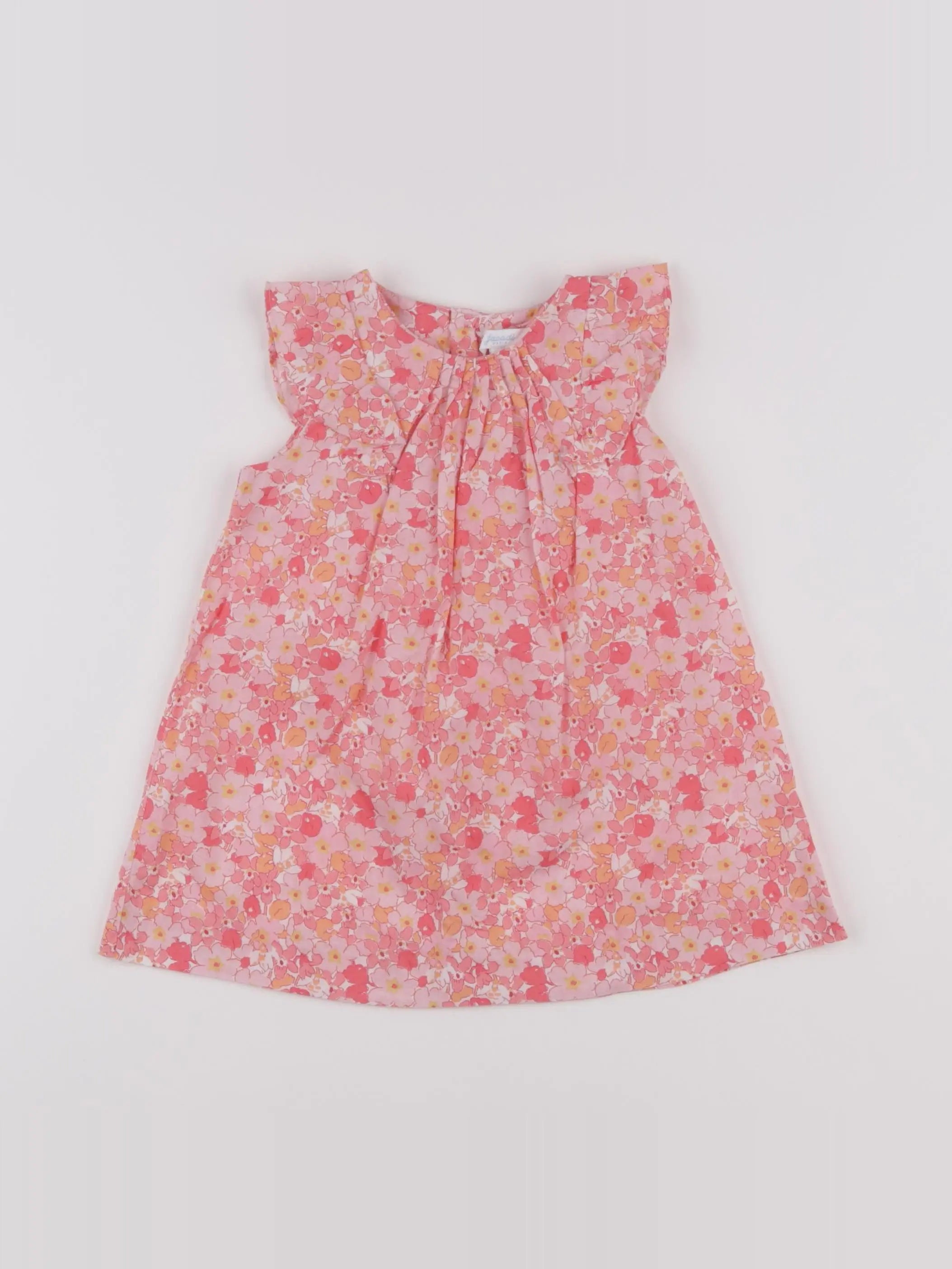 Jacadi - robe liberty multicolore - 12 mois
