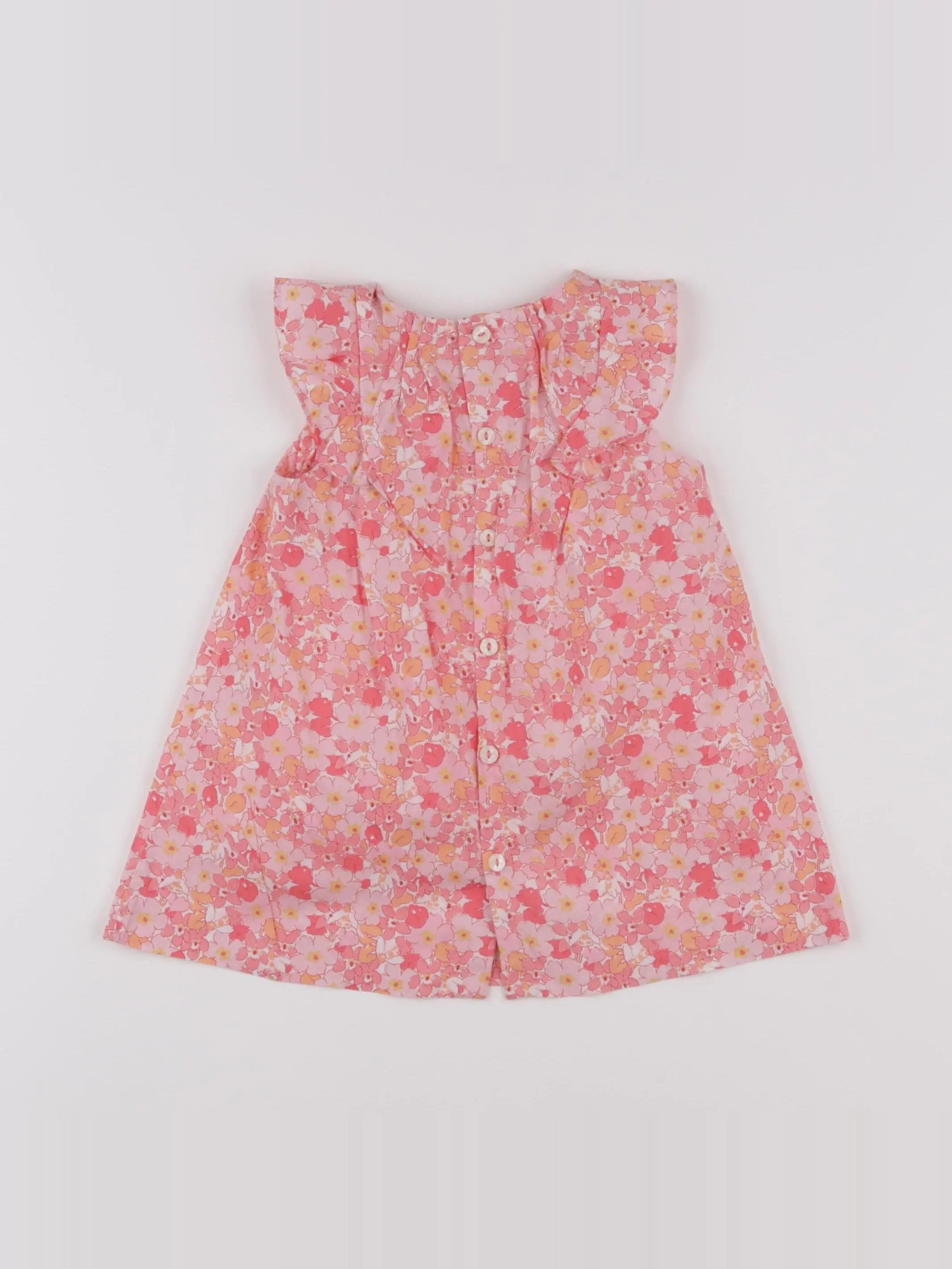 Jacadi - robe liberty multicolore - 12 mois