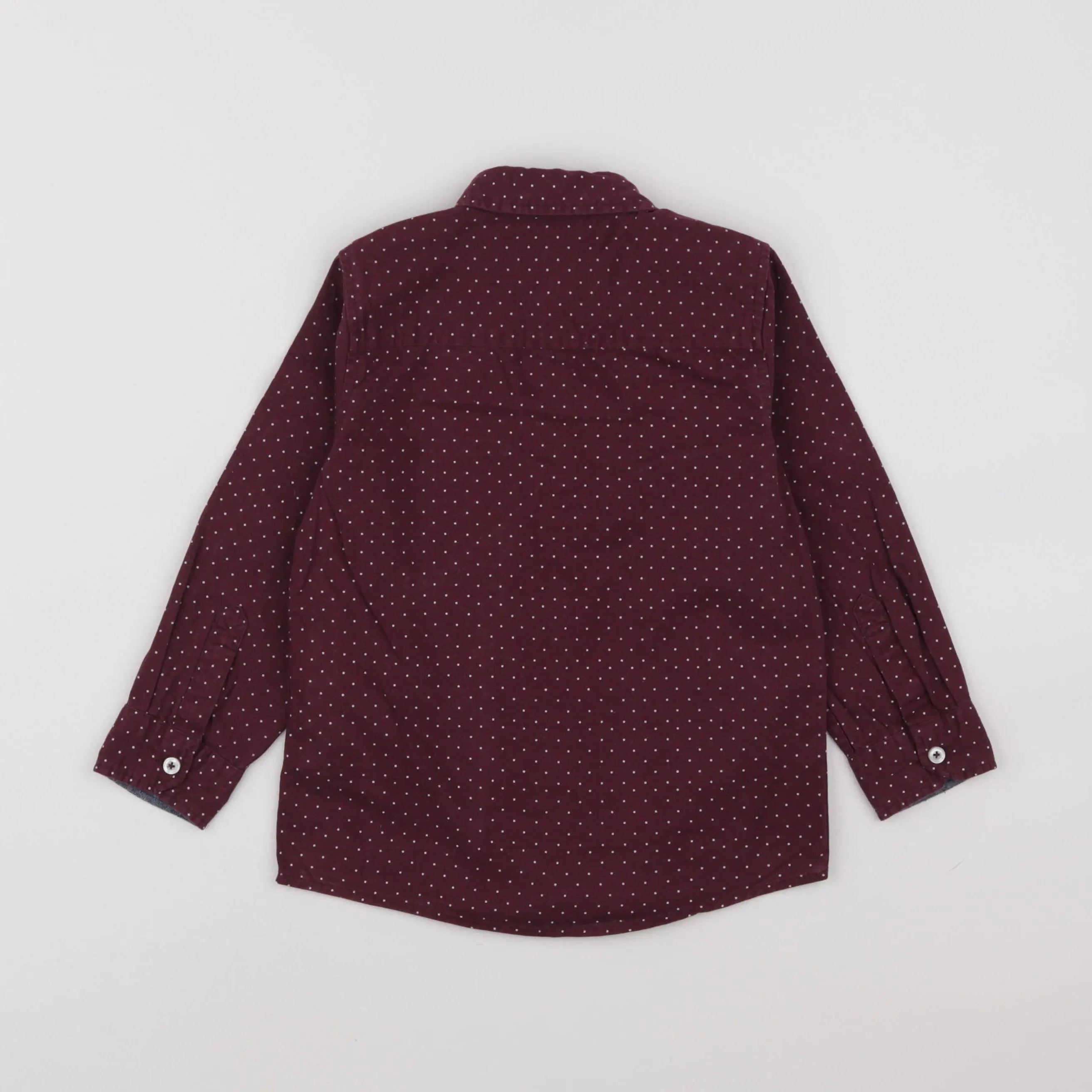 Vertbaudet - chemise rouge - 4 ans