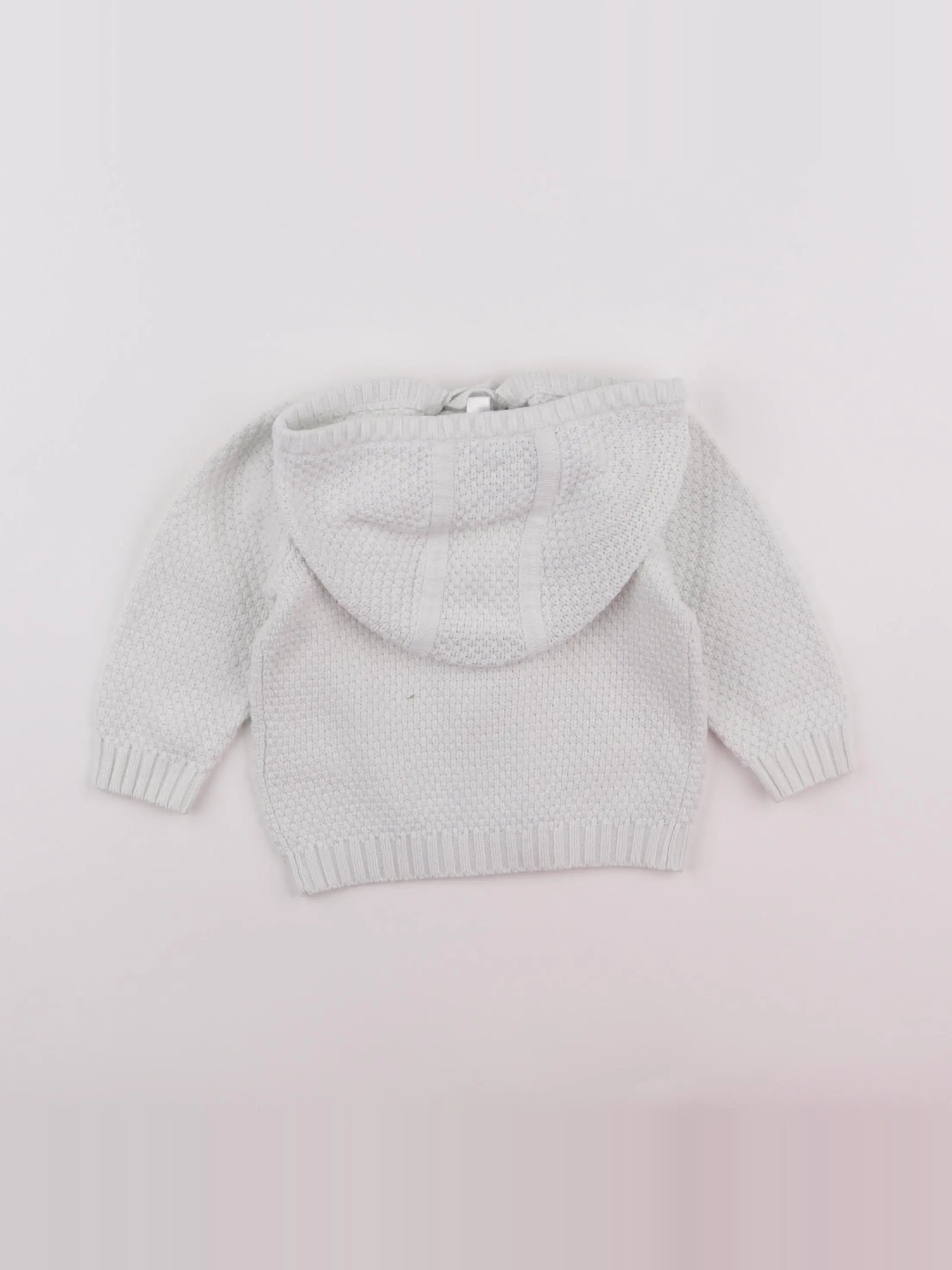 Vertbaudet - gilet blanc - 12 mois