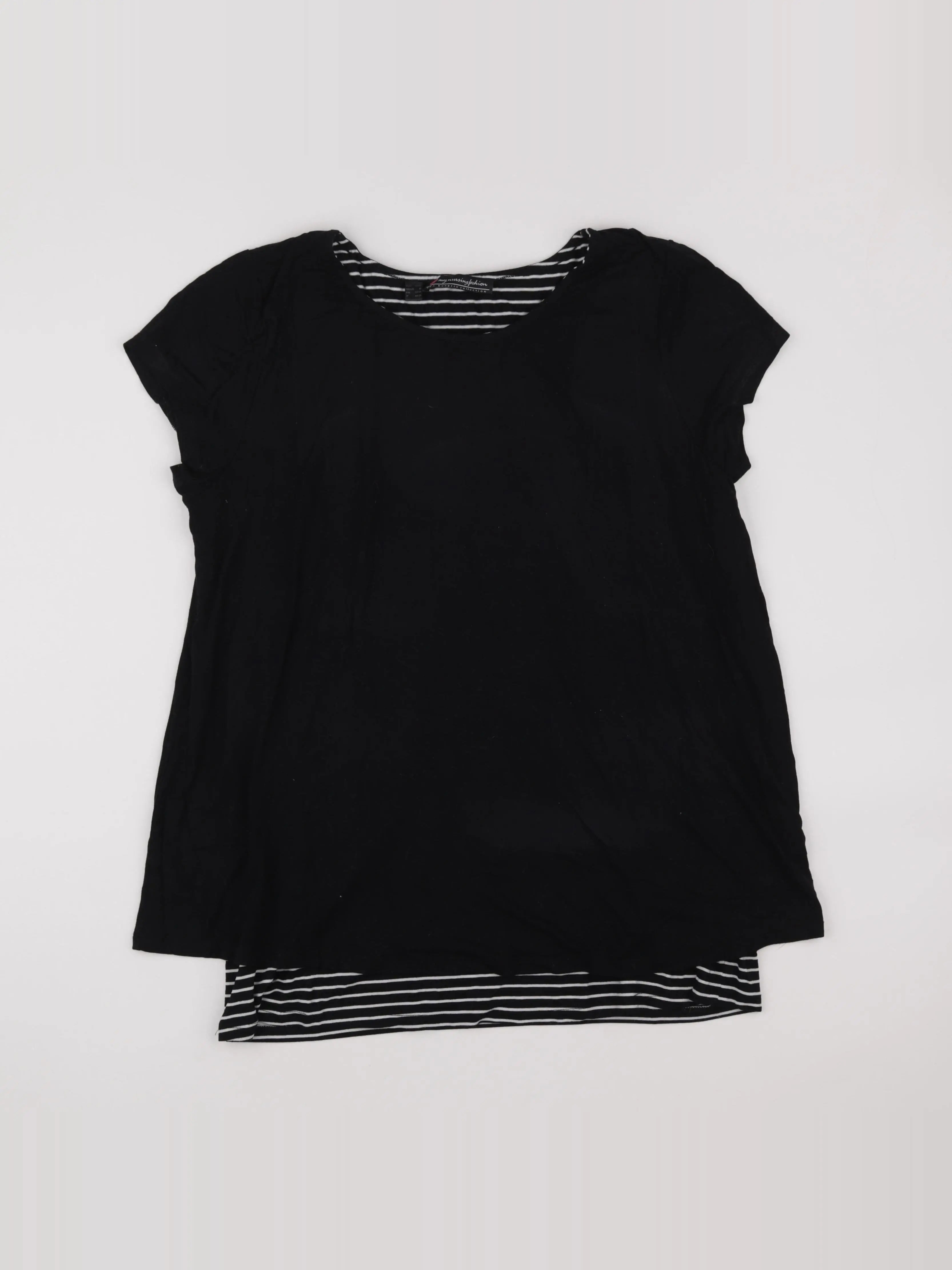 Bonprix - tee-shirt grossesse noir - 40 à 42