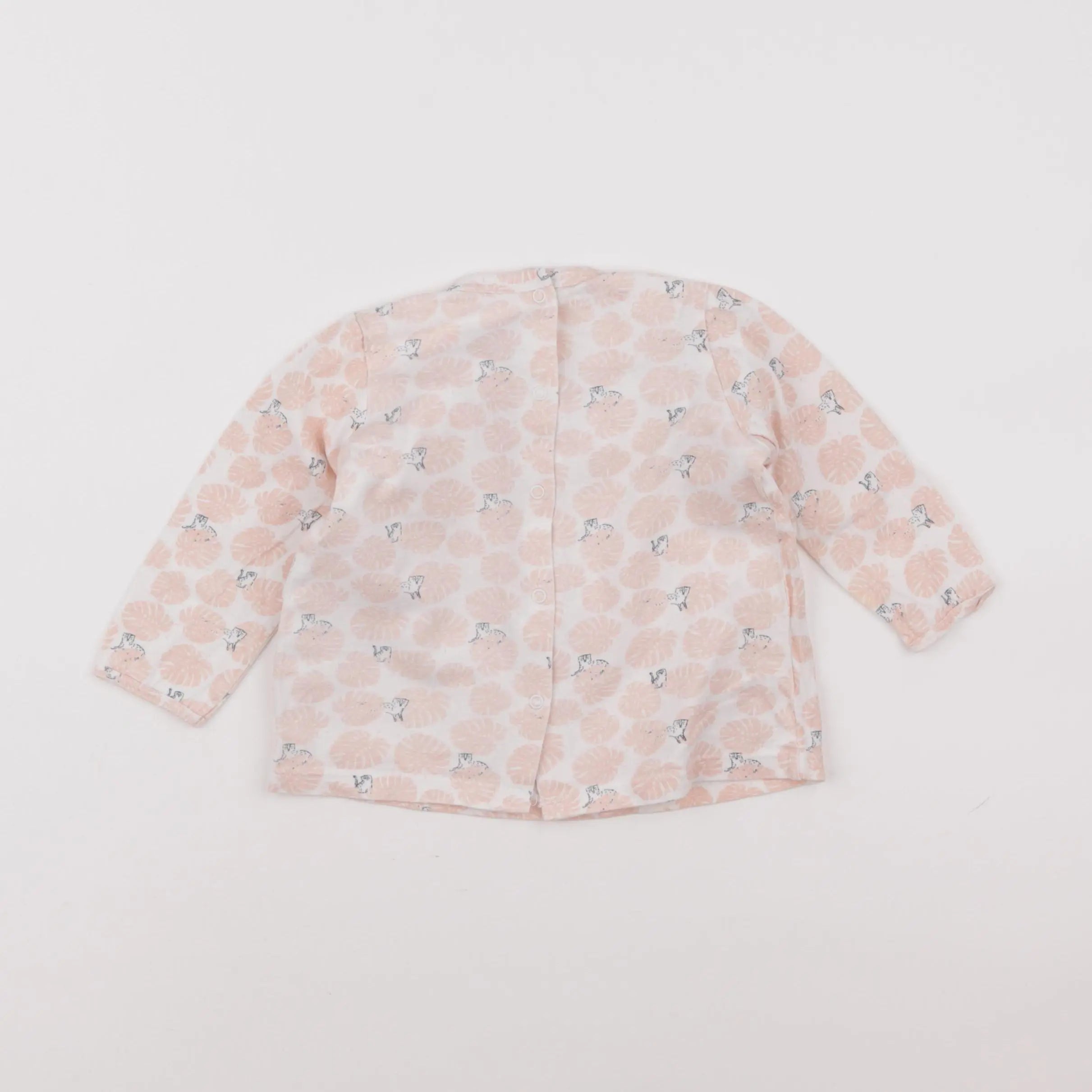 Vertbaudet - tee-shirt rose - 12 mois