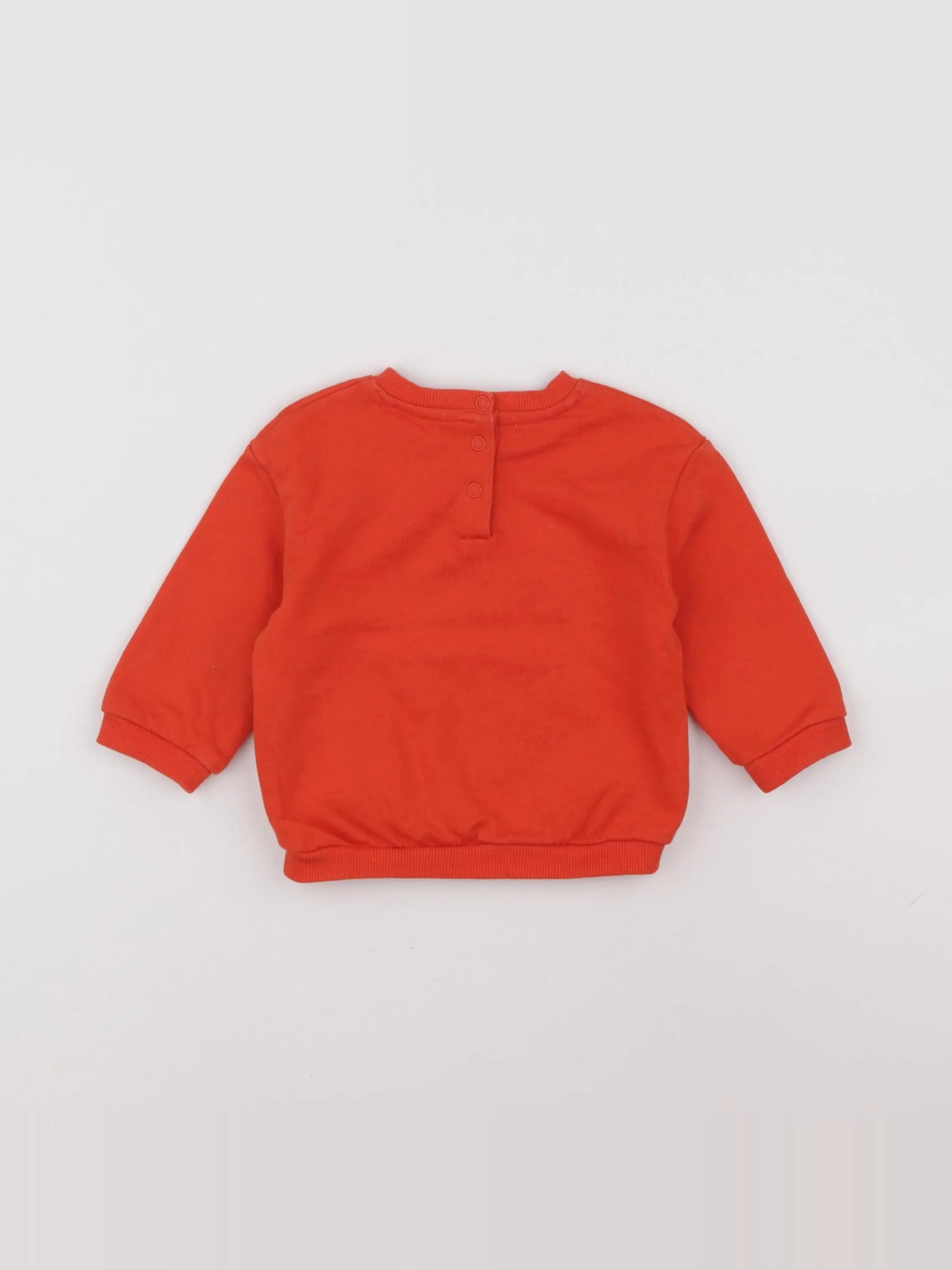 Tape à l'oeil - sweat rouge, or - 12 mois