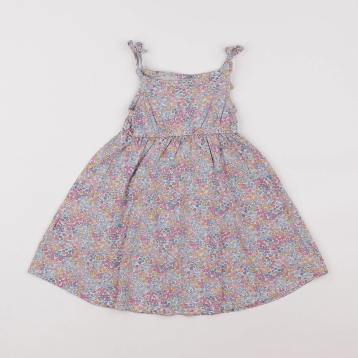 Vertbaudet - robe multicolore, rose - 2 ans
