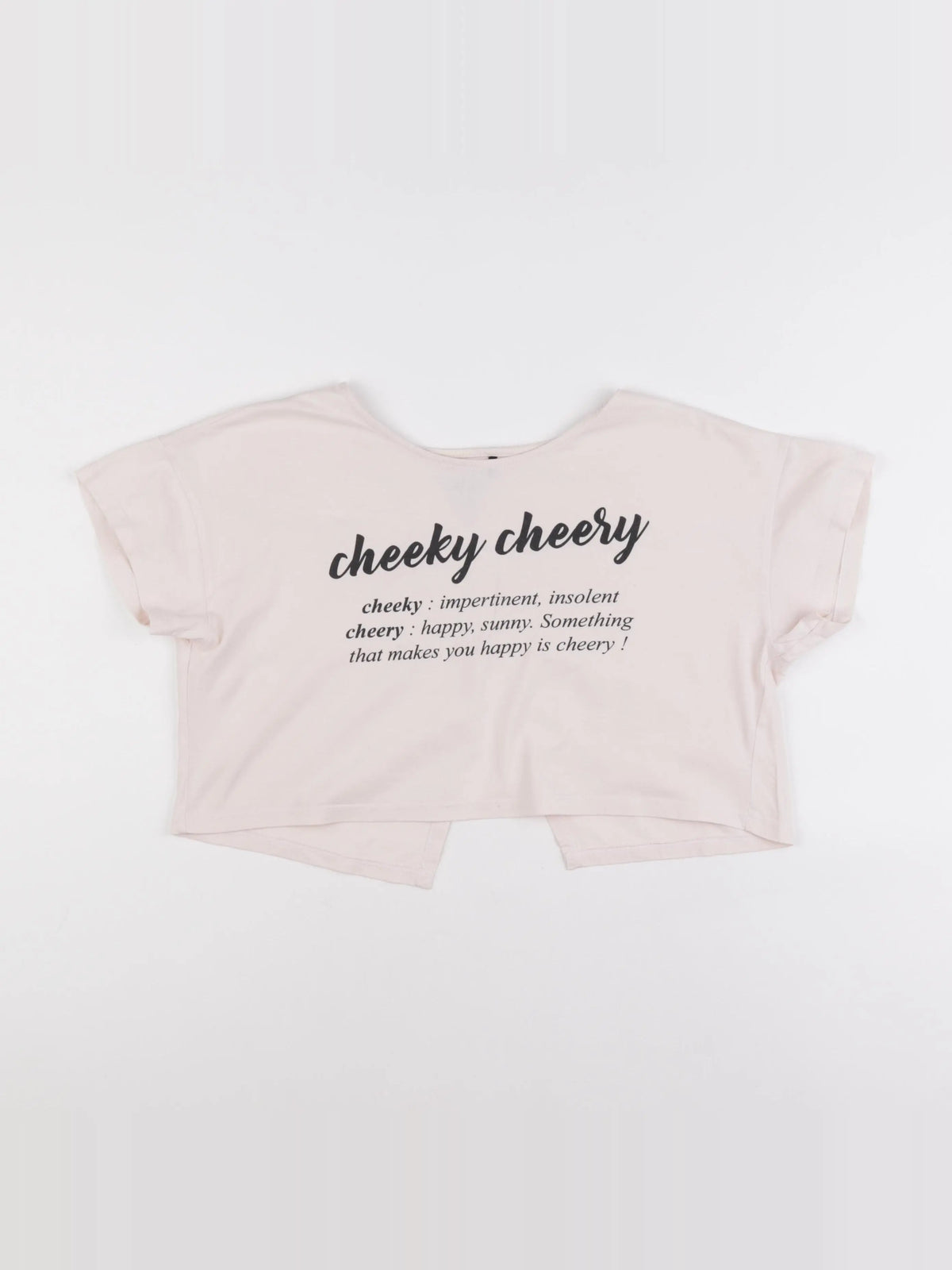IKKS - tee-shirt court beige - 12 ans