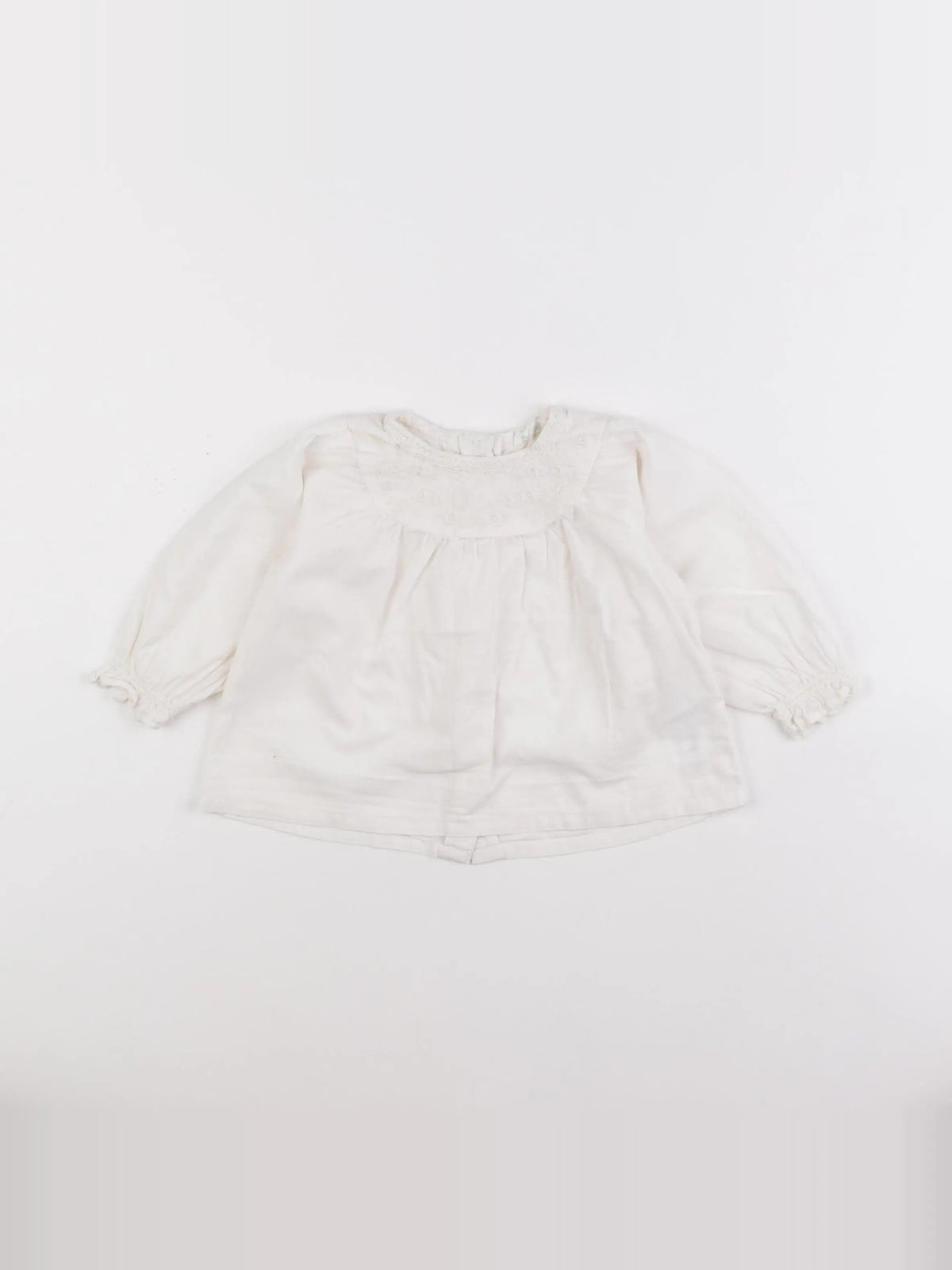 Vertbaudet - blouse beige - 9 mois