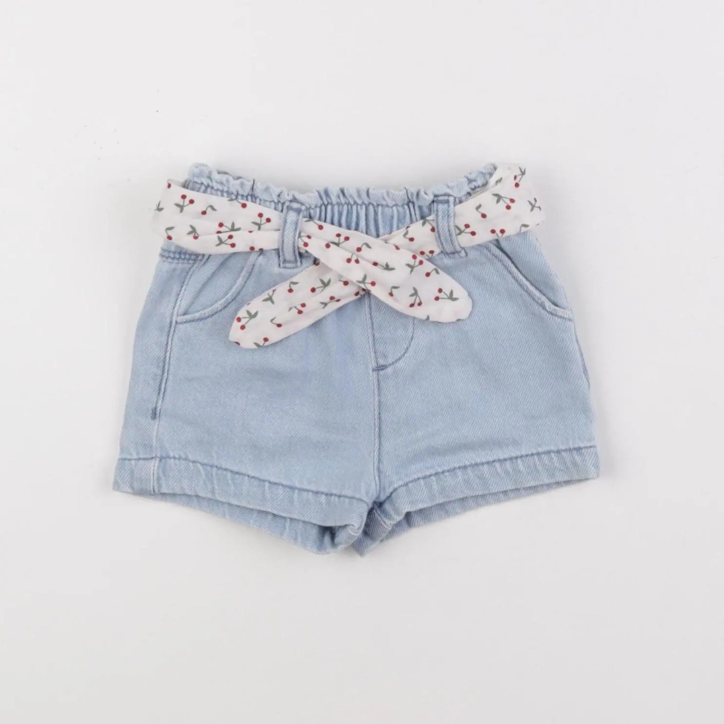 Vertbaudet - short bleu - 6 mois
