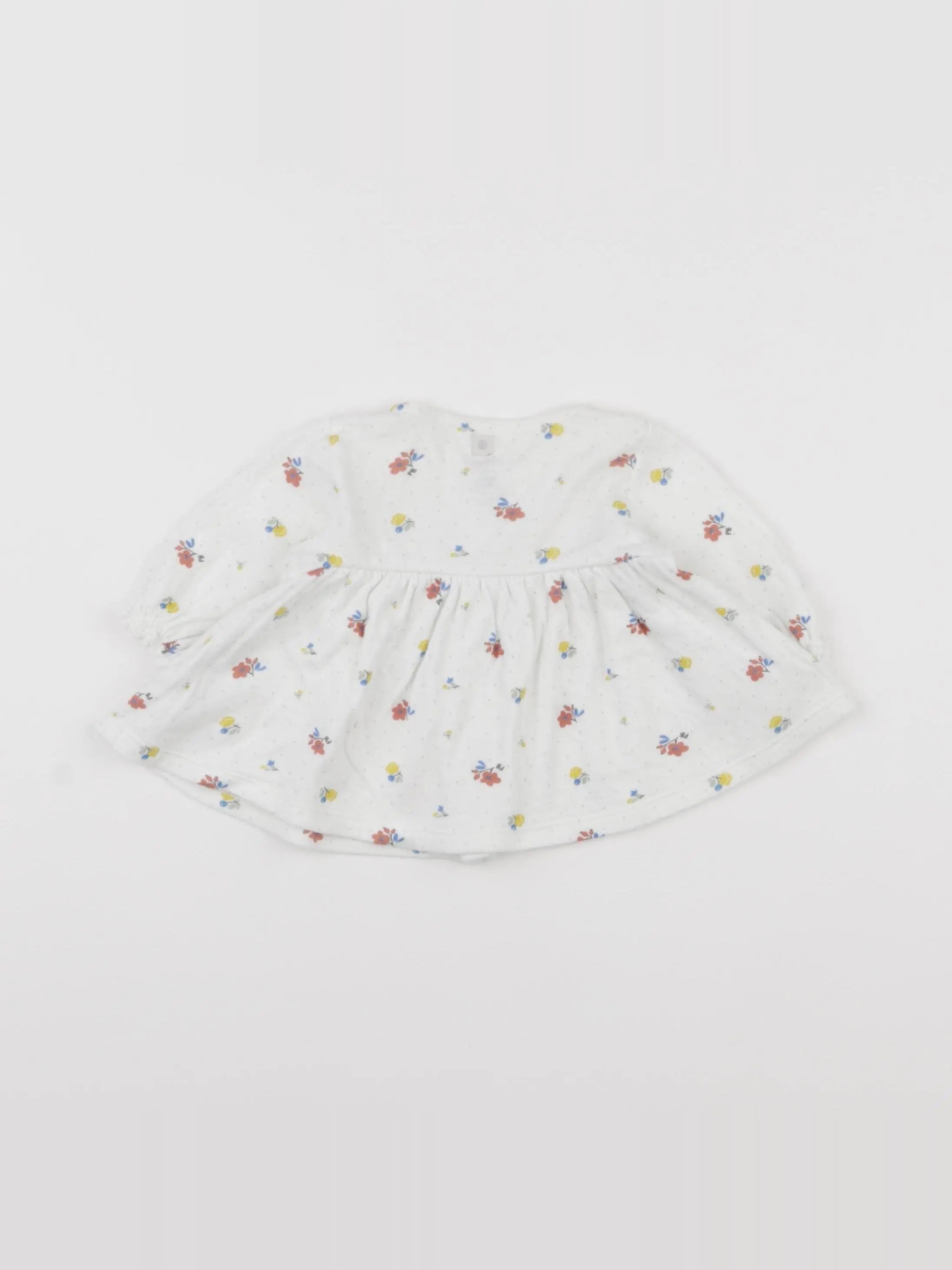 Petit Bateau - tee-shirt blanc - 1 mois