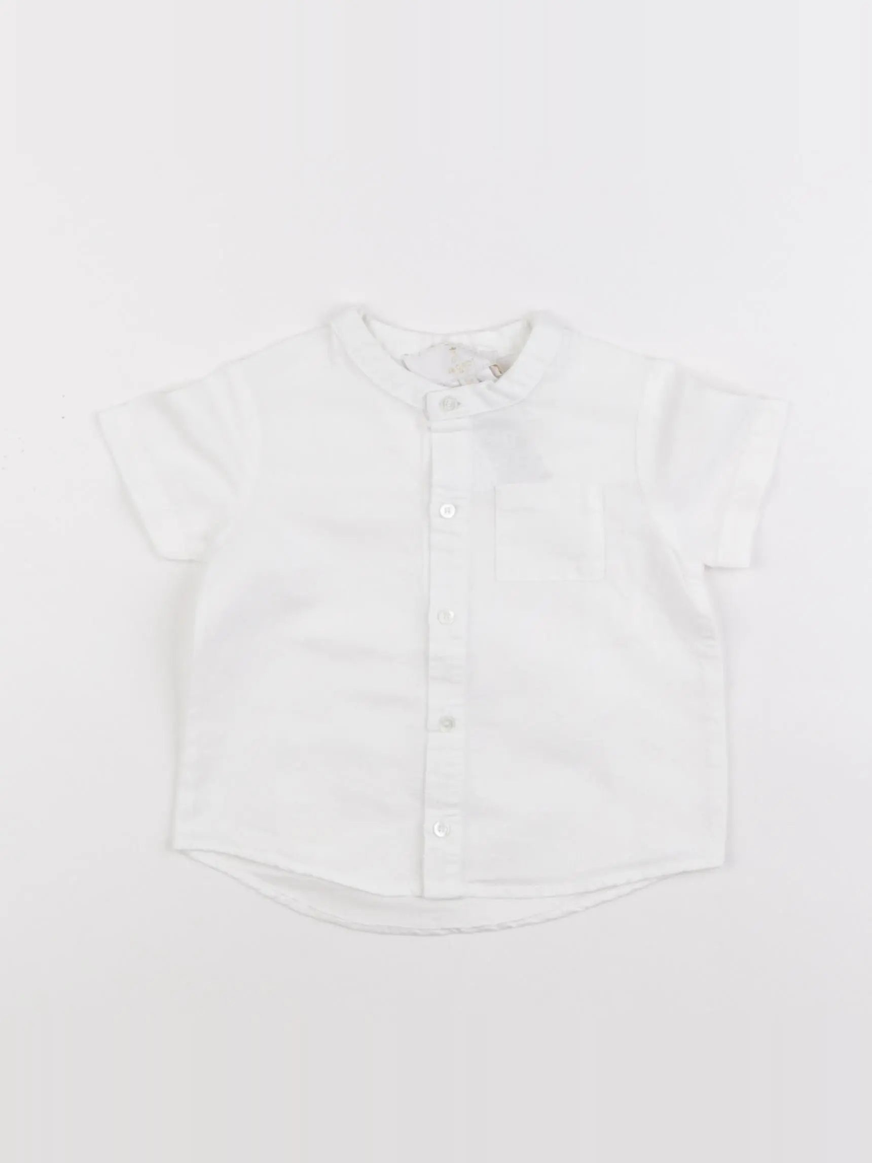 Jacadi - chemise blanc - 6 mois