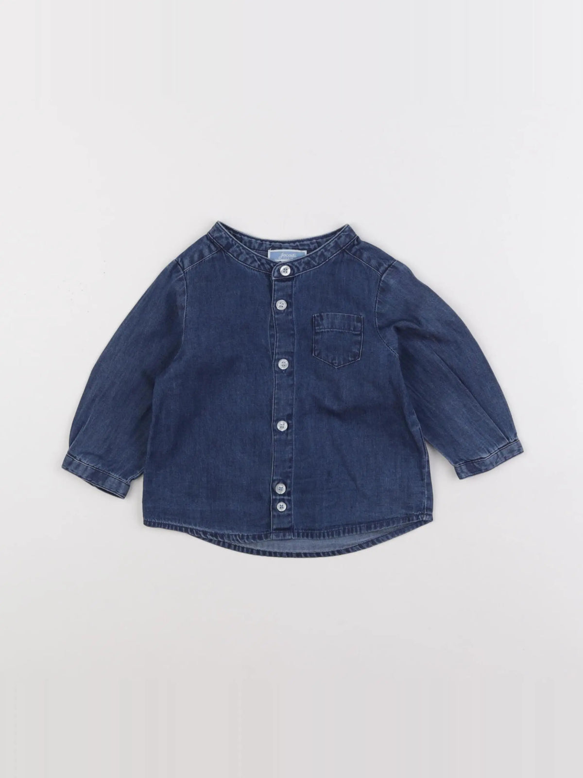 Jacadi - chemise bleu - 6 mois