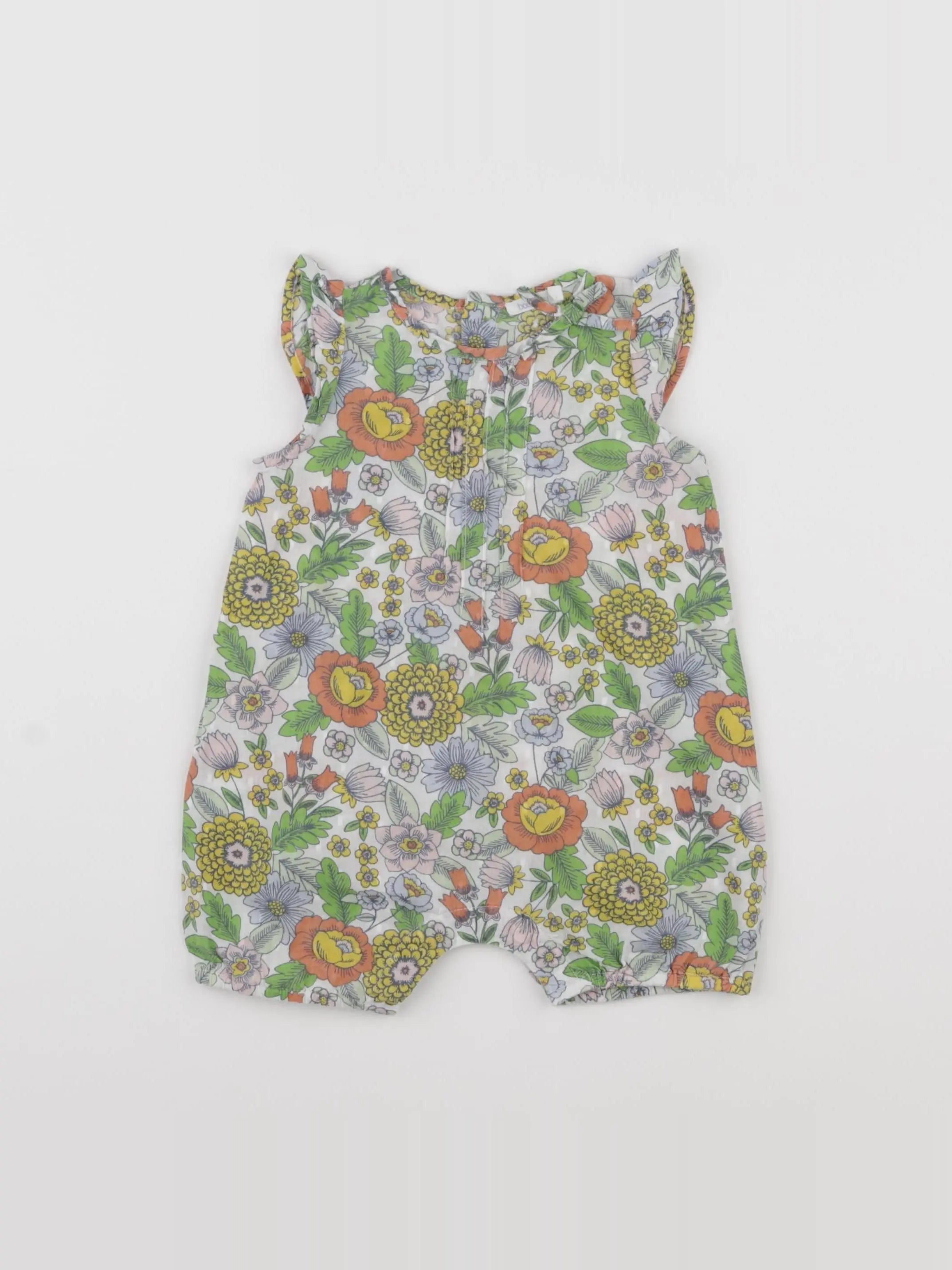Boutchou - combinaison multicolore - 6 mois