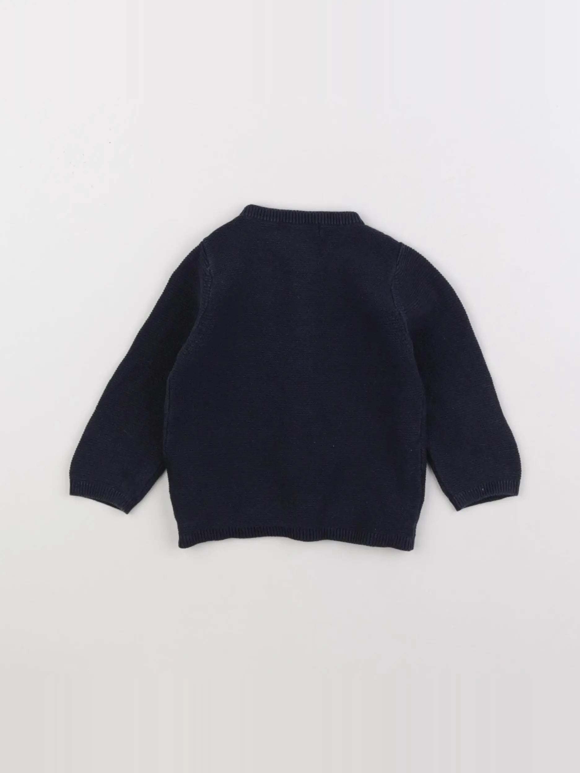 Vertbaudet - gilet bleu - 6 mois